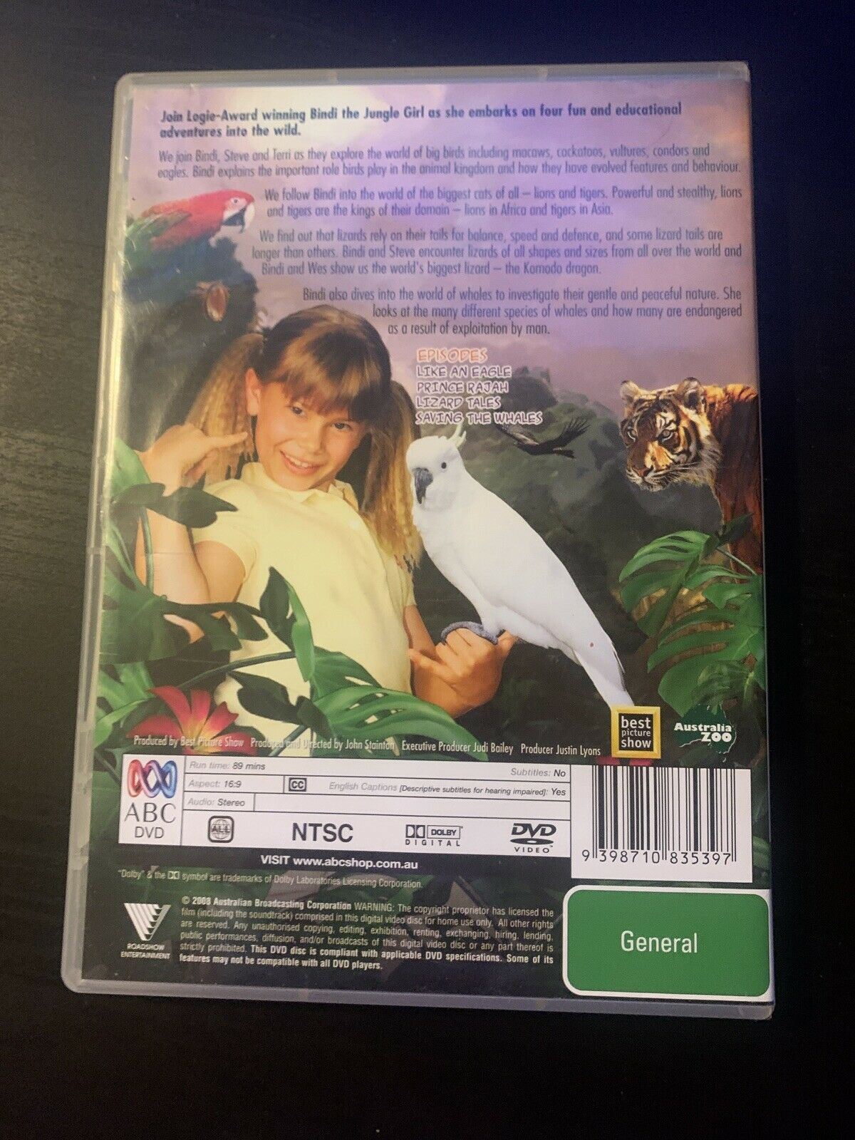 Bindi - The Jungle Girl - Roar! : Vol 3 (DVD, 2008) All Regions