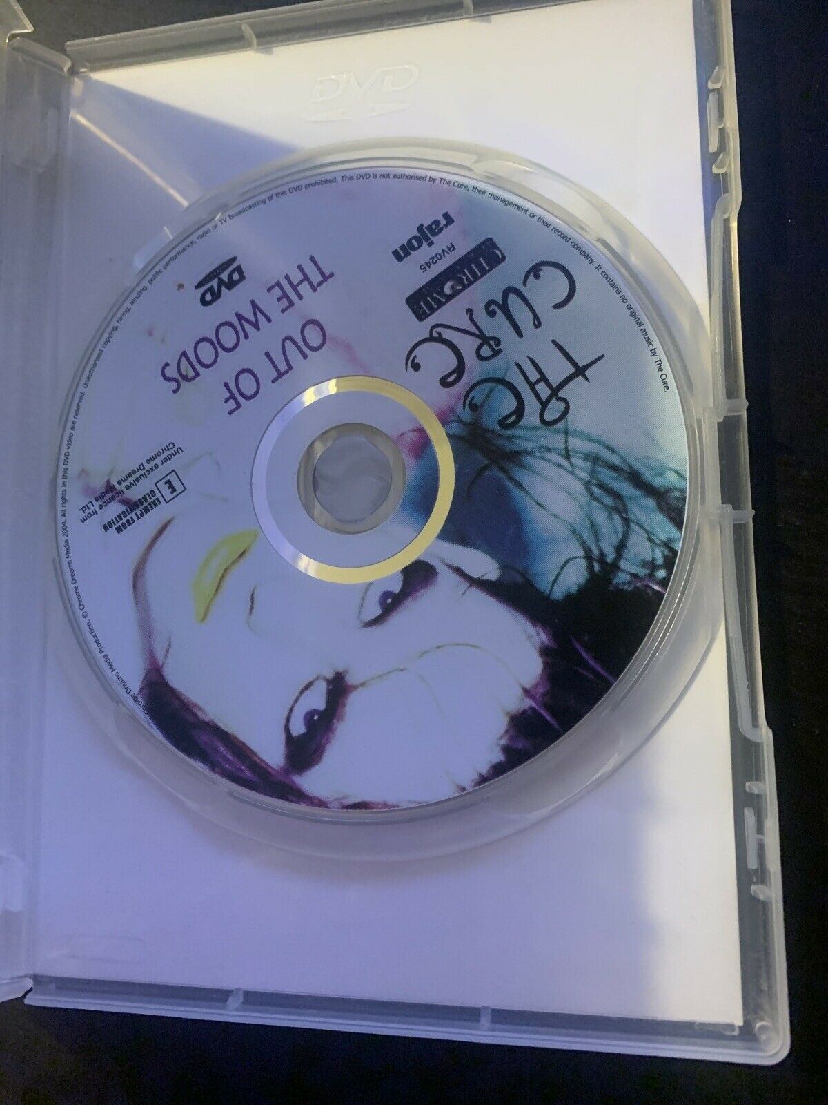The Cure - Out Of The Woods (DVD, 2004) Documentary & Interviews. All Regions