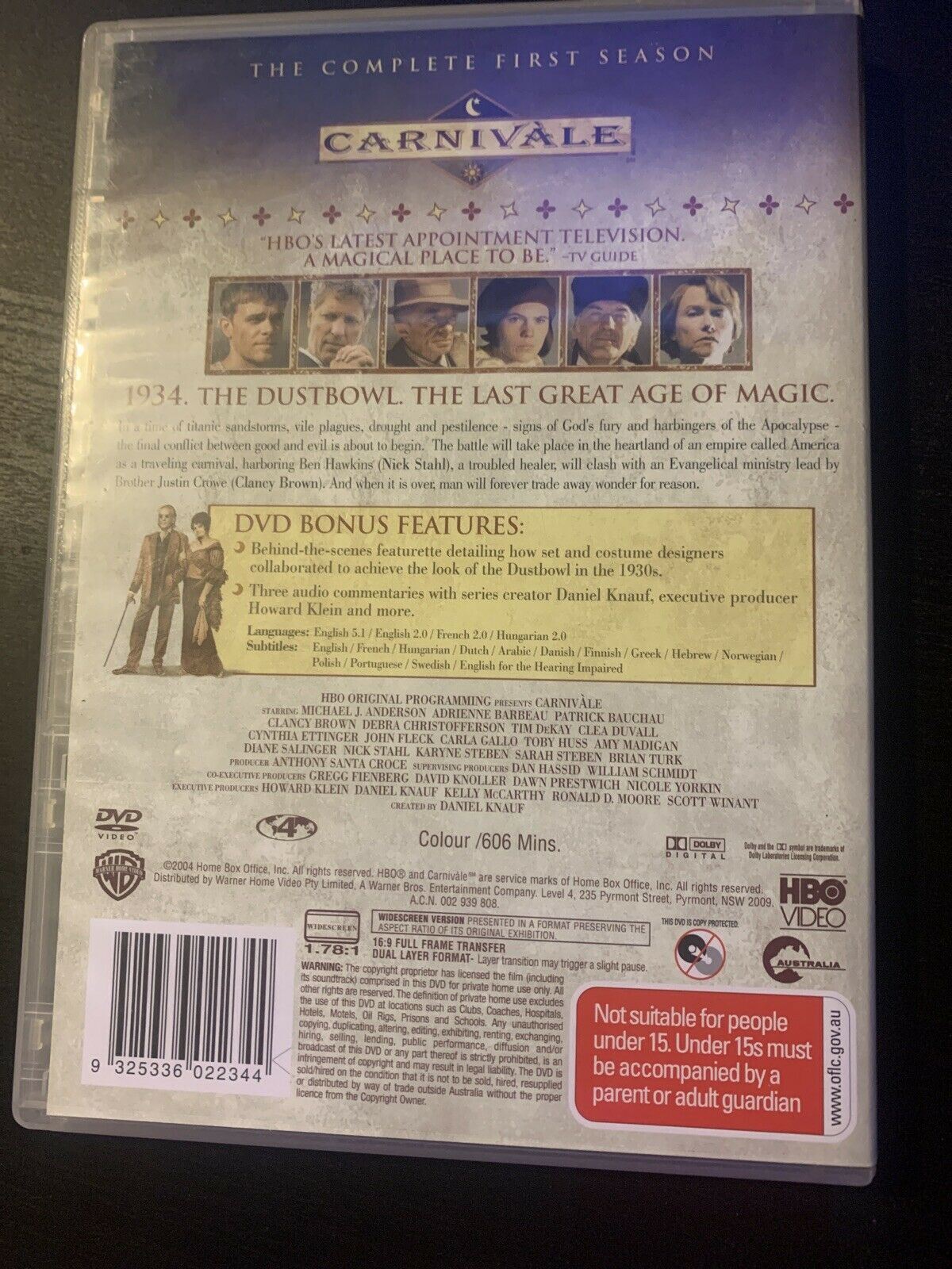 Carnivale : Season 1 & 2 (DVD, 2006, 12-Disc Set) Region 4