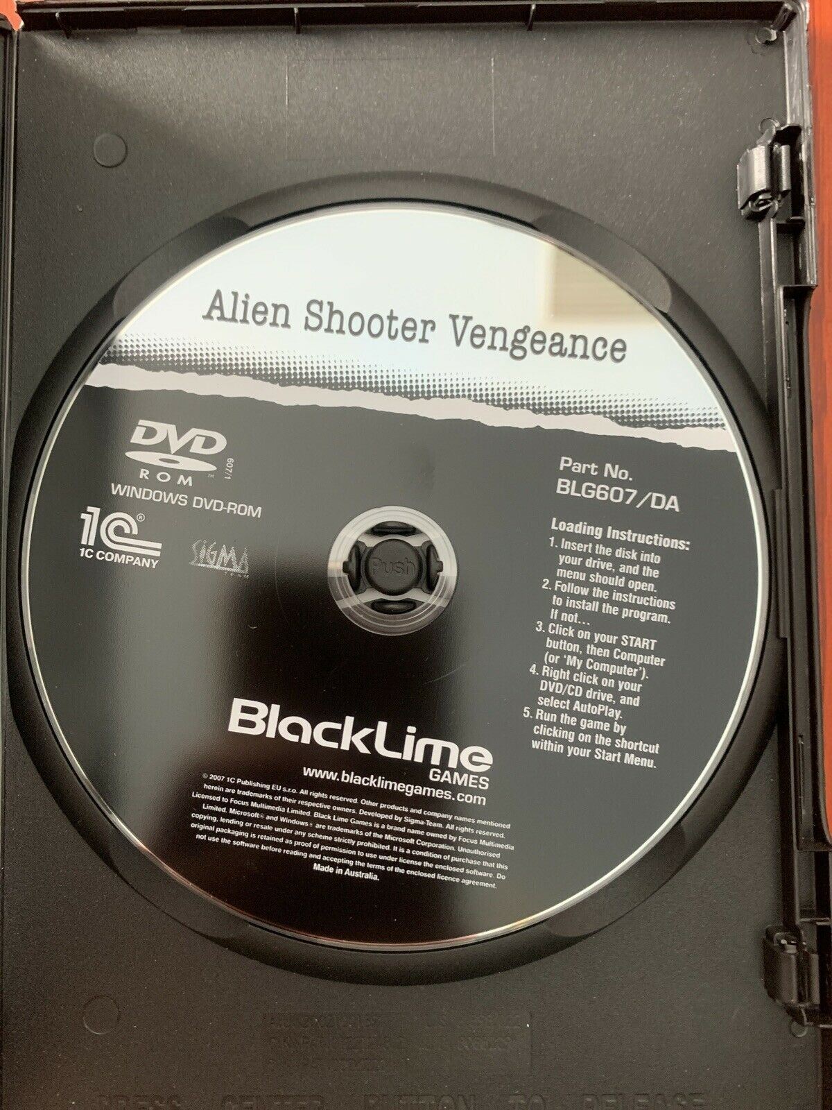Alien Shooter Vengeance (PC DVD-ROM, 2007) Windows