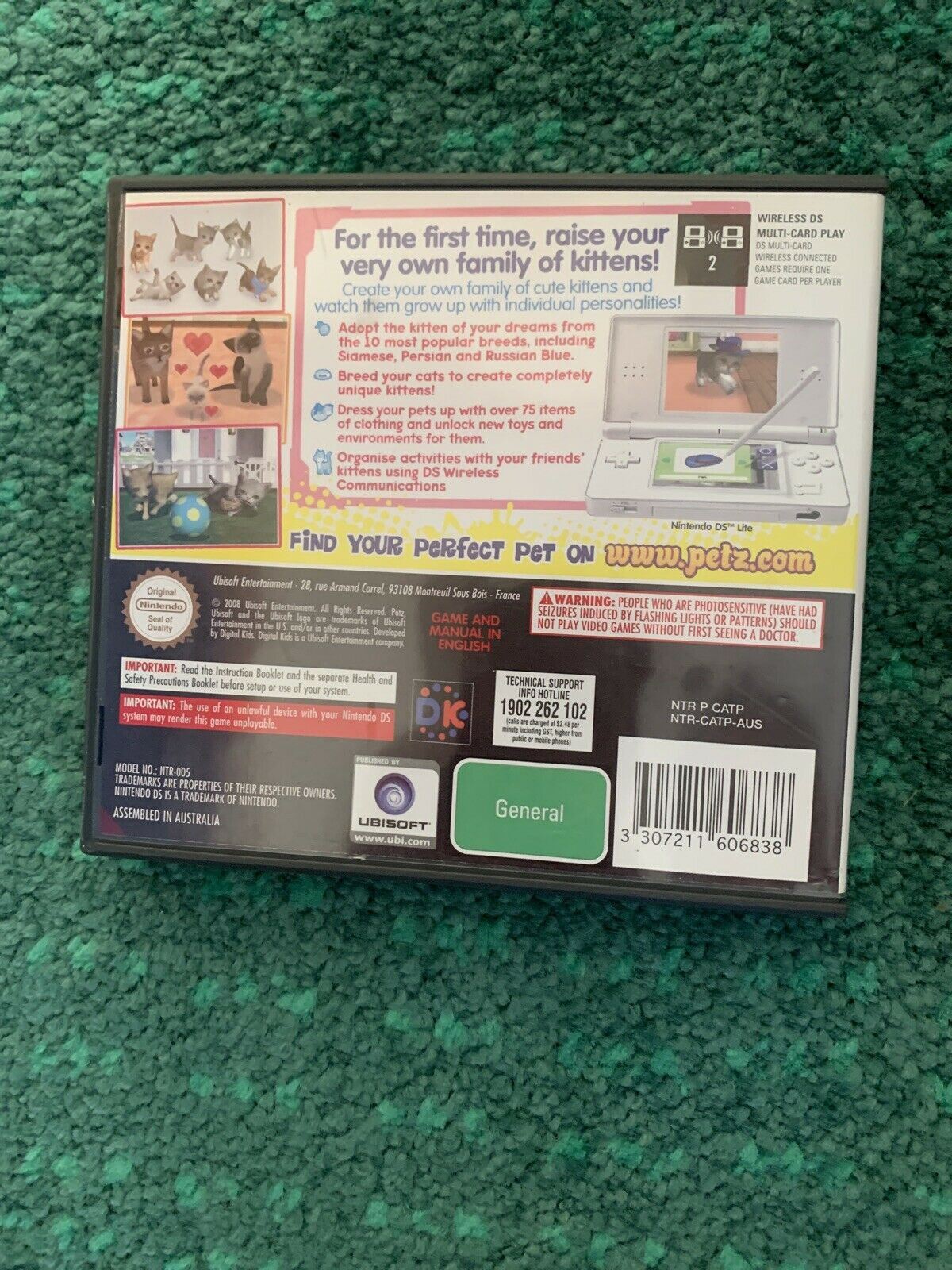 Petz - My Kitten Family - Nintendo DS With Manual