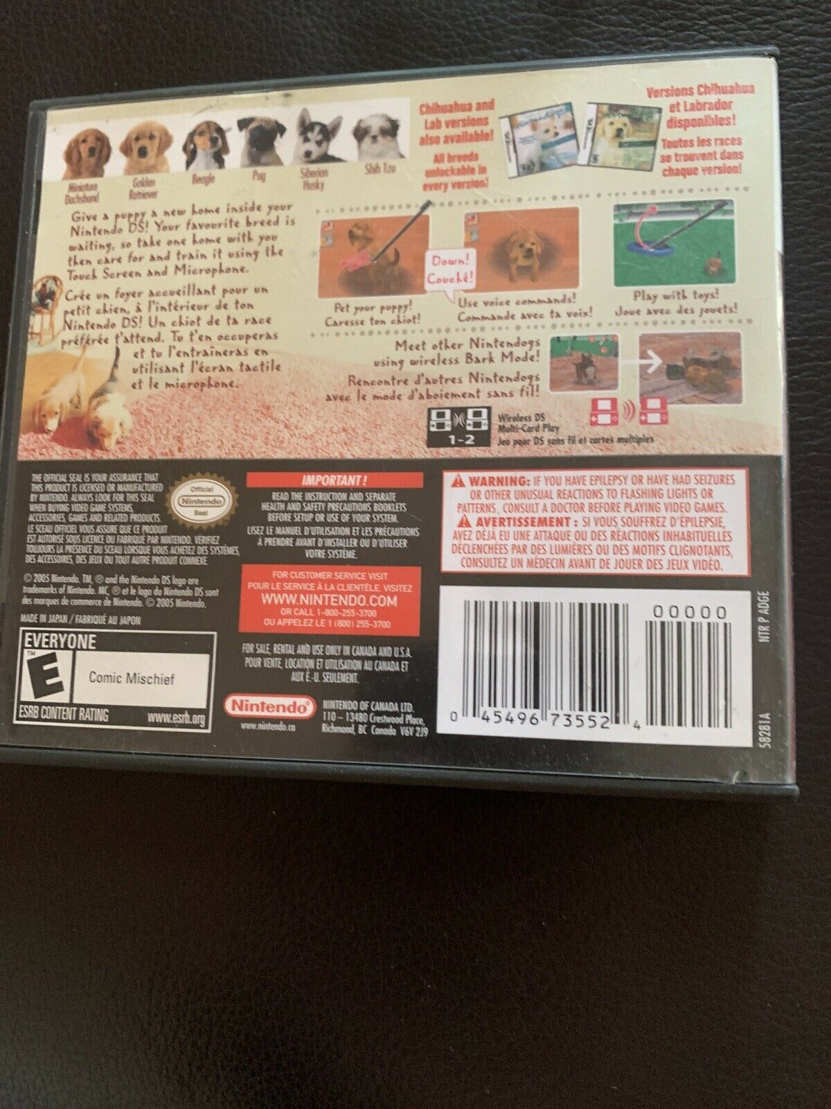 Nintendogs - Dachshund & Friends (Nintendo DS, 2005) With Manual
