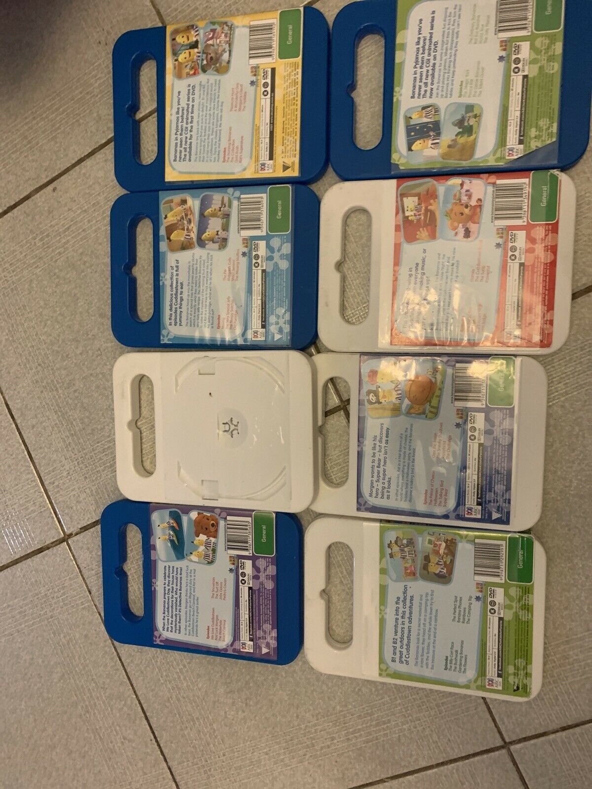 8x Bananas In Pyjamas DVDs Region 4