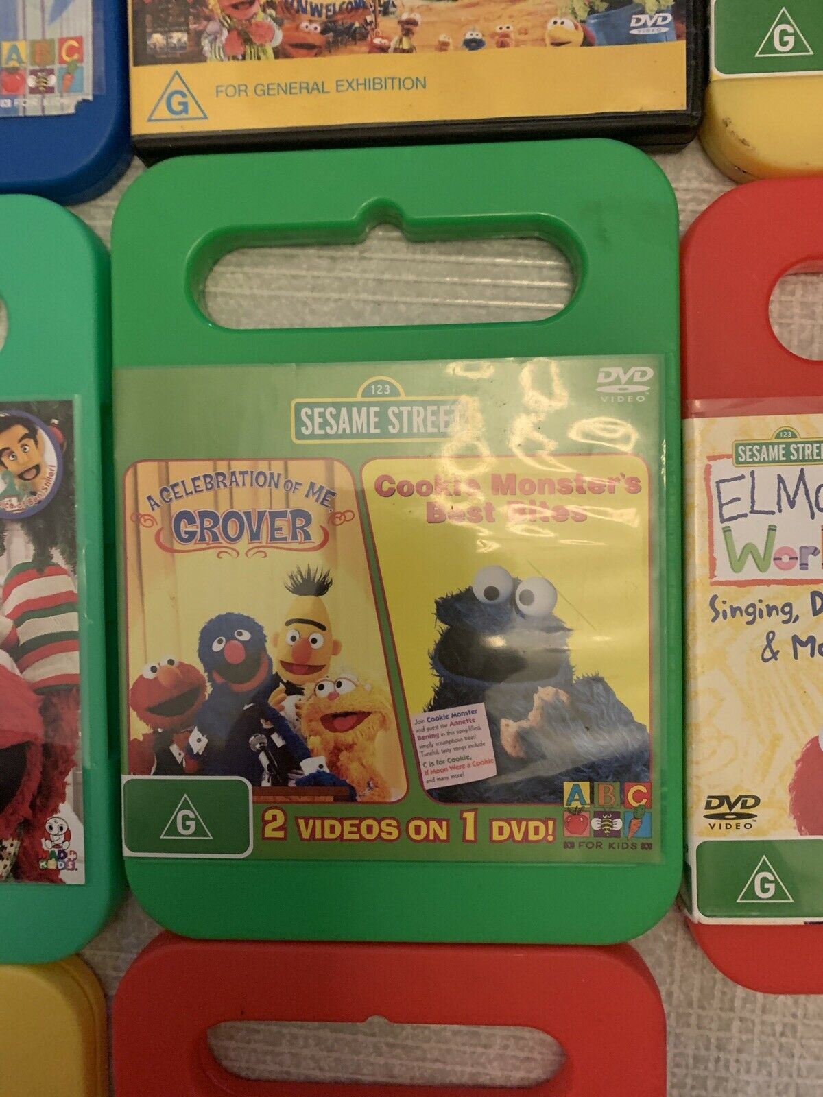 10x Elmo And Sesame Street DVDs Region 4