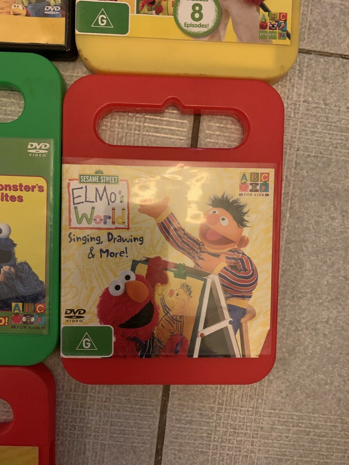 10x Elmo And Sesame Street DVDs Region 4
