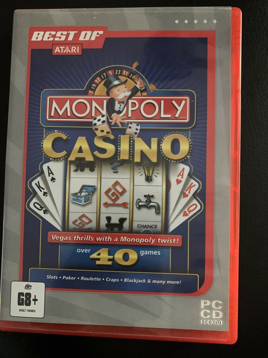 Monopoly Casino With Over 40 Games  (PC CDROM, 1999)