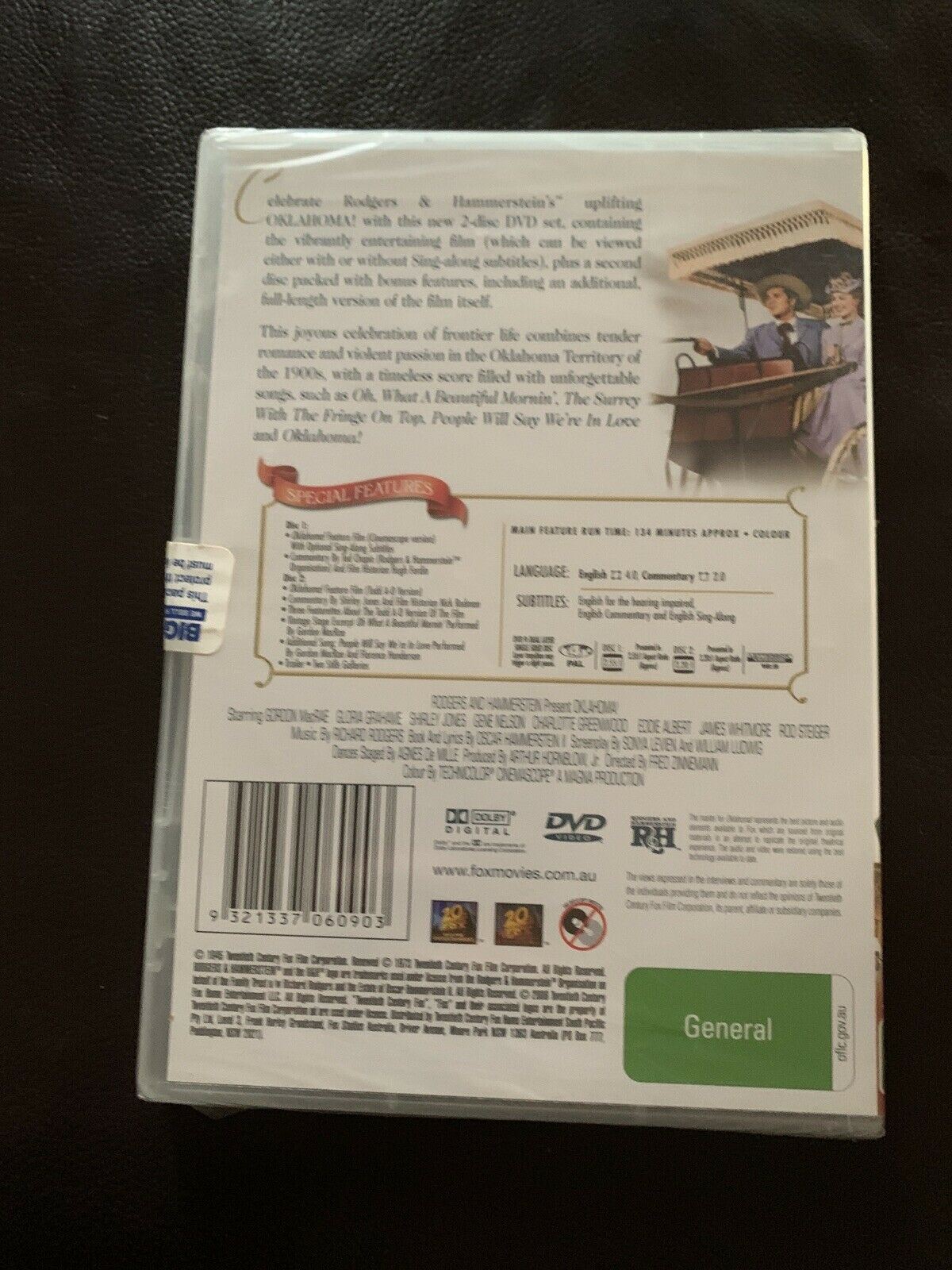 *New Sealed* Rodgers & Hammerstein's: Oklahoma - Collectors Edition (DVD, 1955)