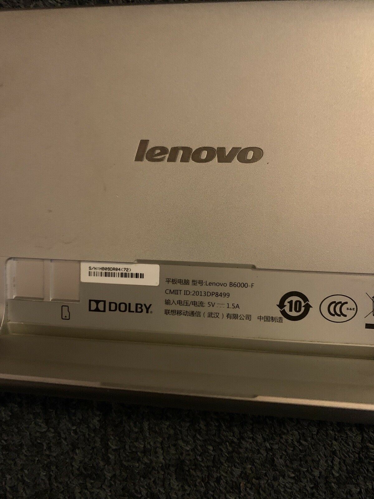 Lenovo Android IdeaPad B6000-F Tablet 10" Screen 16GB *Chinese Version*