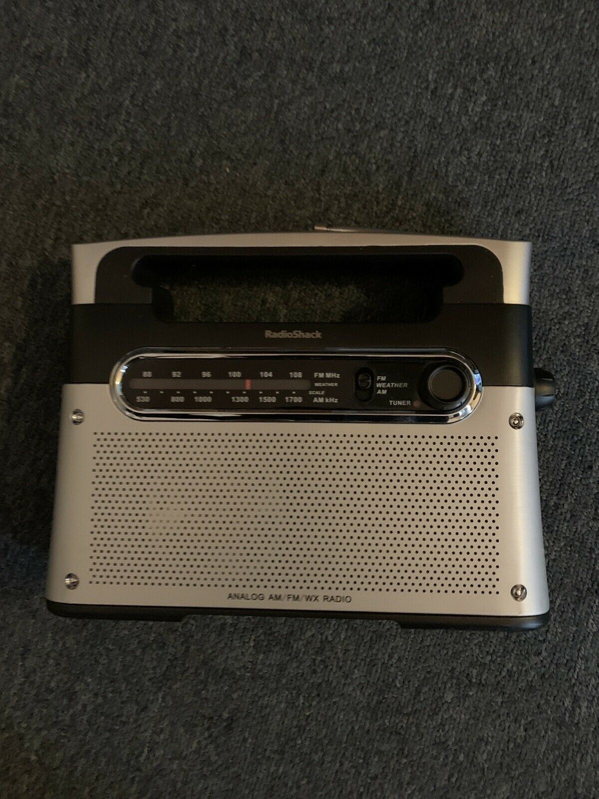 RadioShack AM/FM/Weather Analog Portable Tabletop Radio *USA Version*