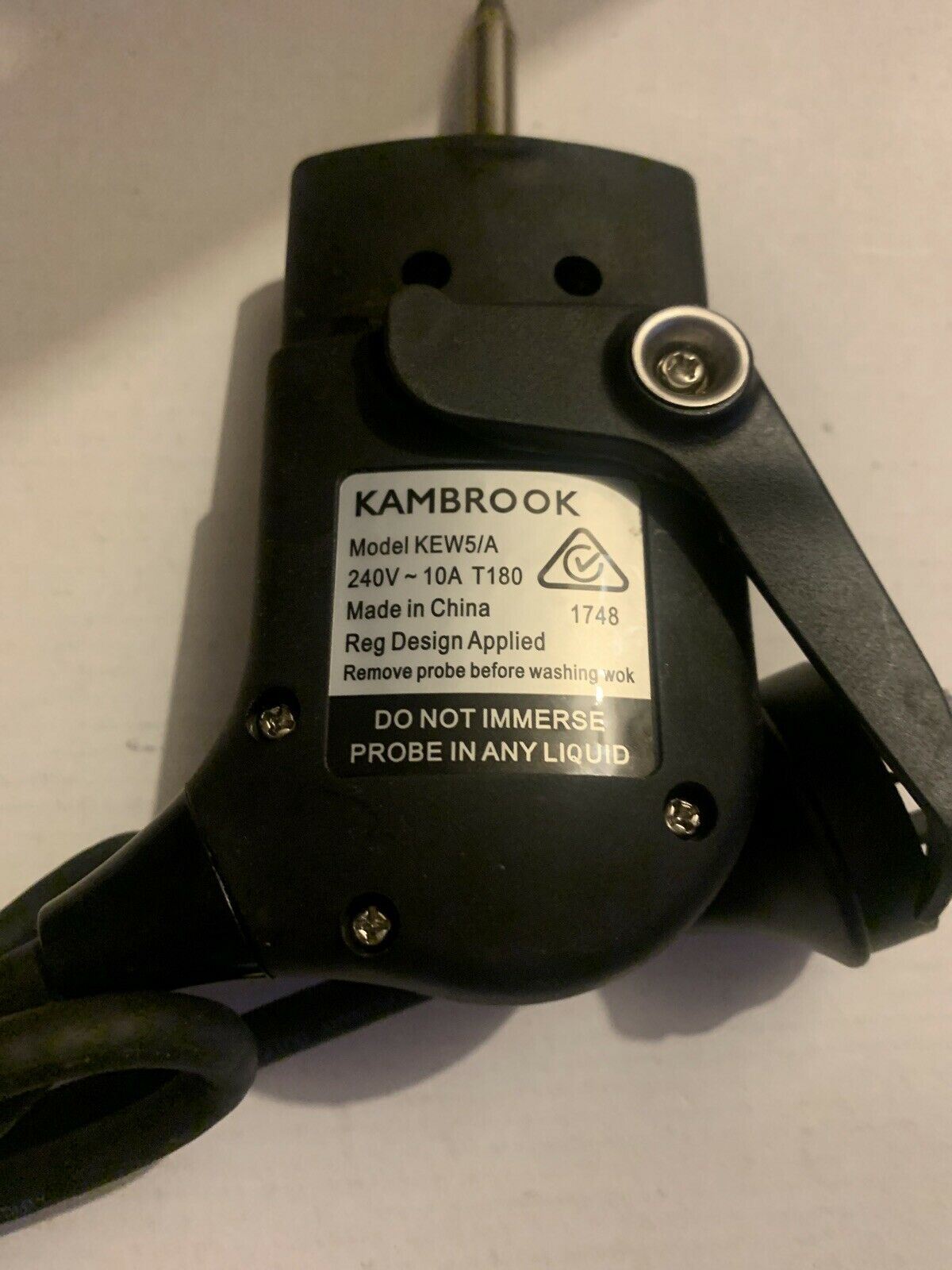 Genuine Kambrook KEW5/A Temperature Probe AC Power 240V Power Supply