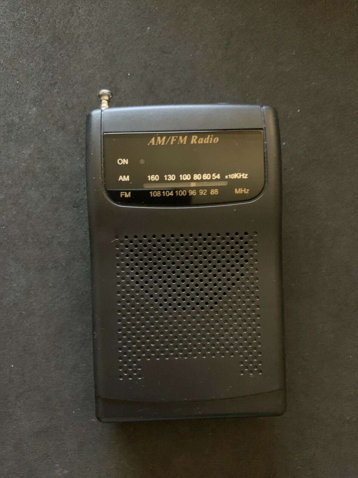 Target AM/FM Slim Pocket Radio with Built In Speaker PR125
