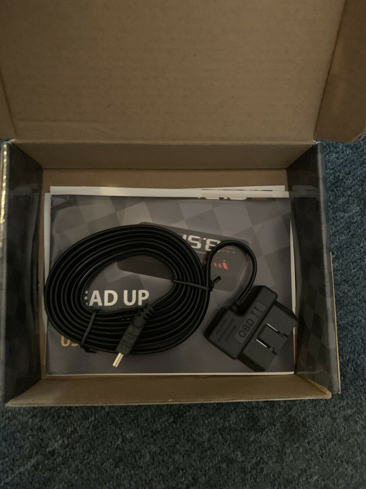 AutoXS Head Up Display - Project Speed, RPM, Car Temperature