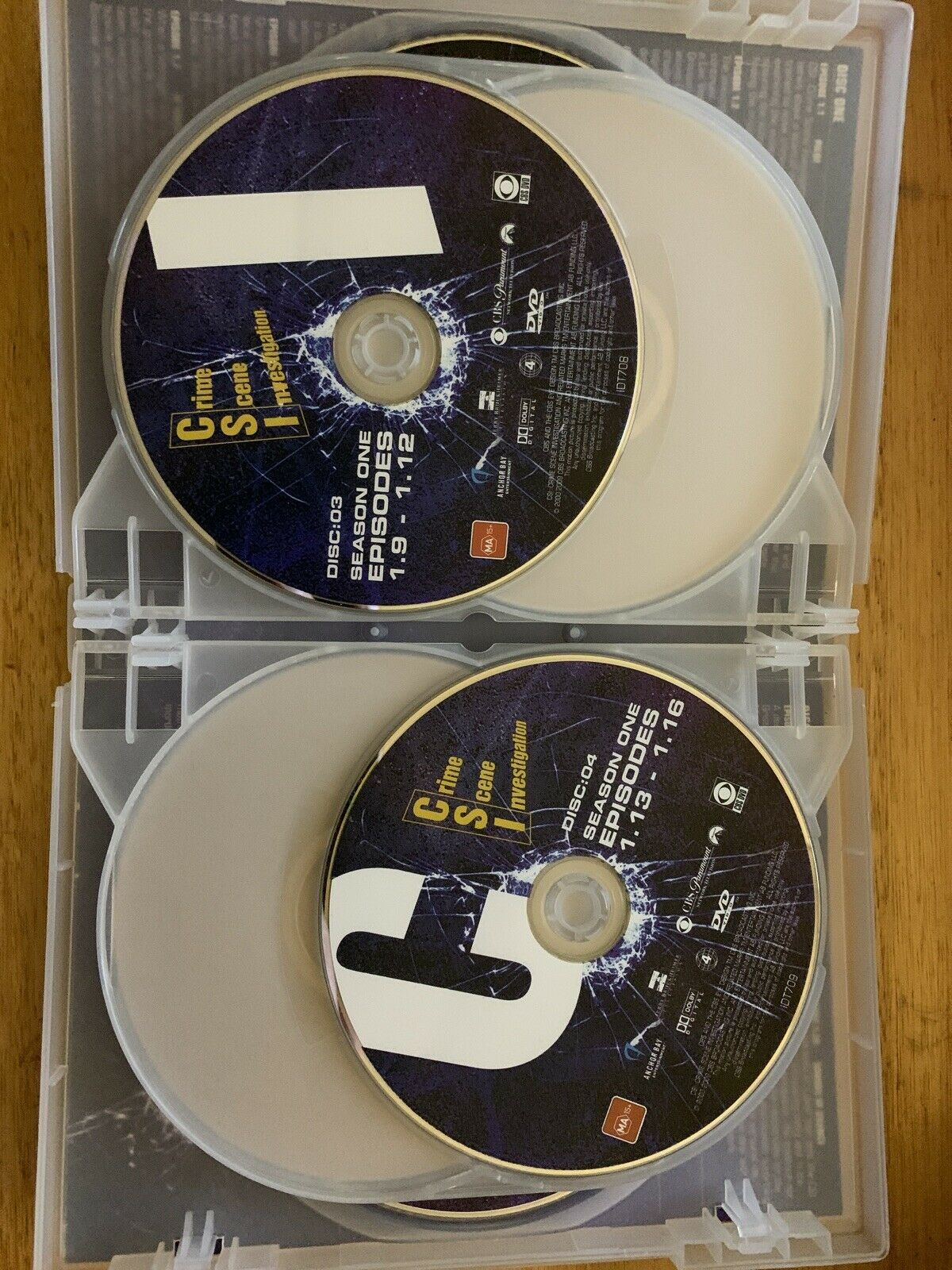 CSI: Crime Scene Investigation : Season 1 (DVD) Region 4