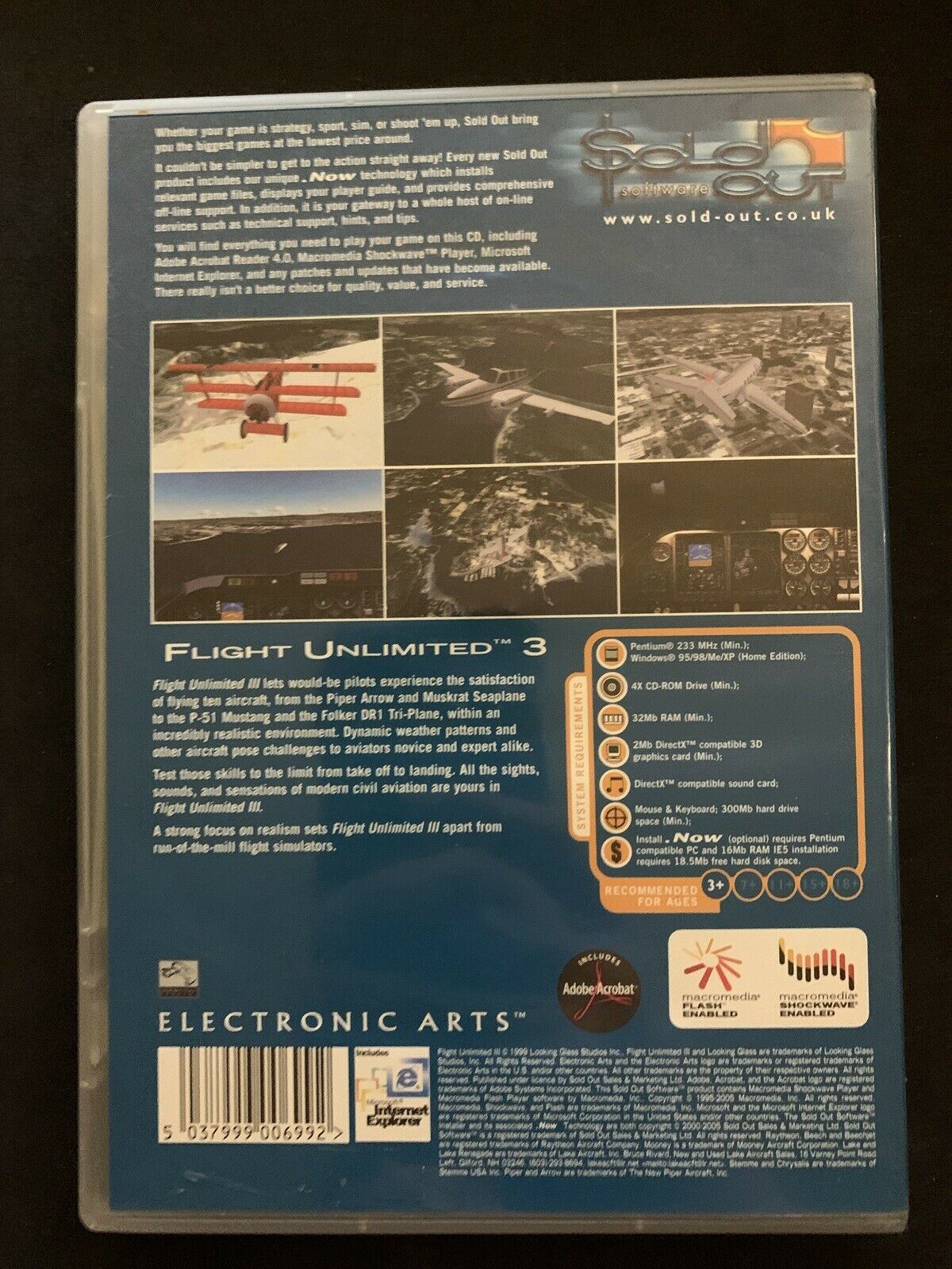 Flight Unlimited 3 - PC Windows Flight Simulator Game