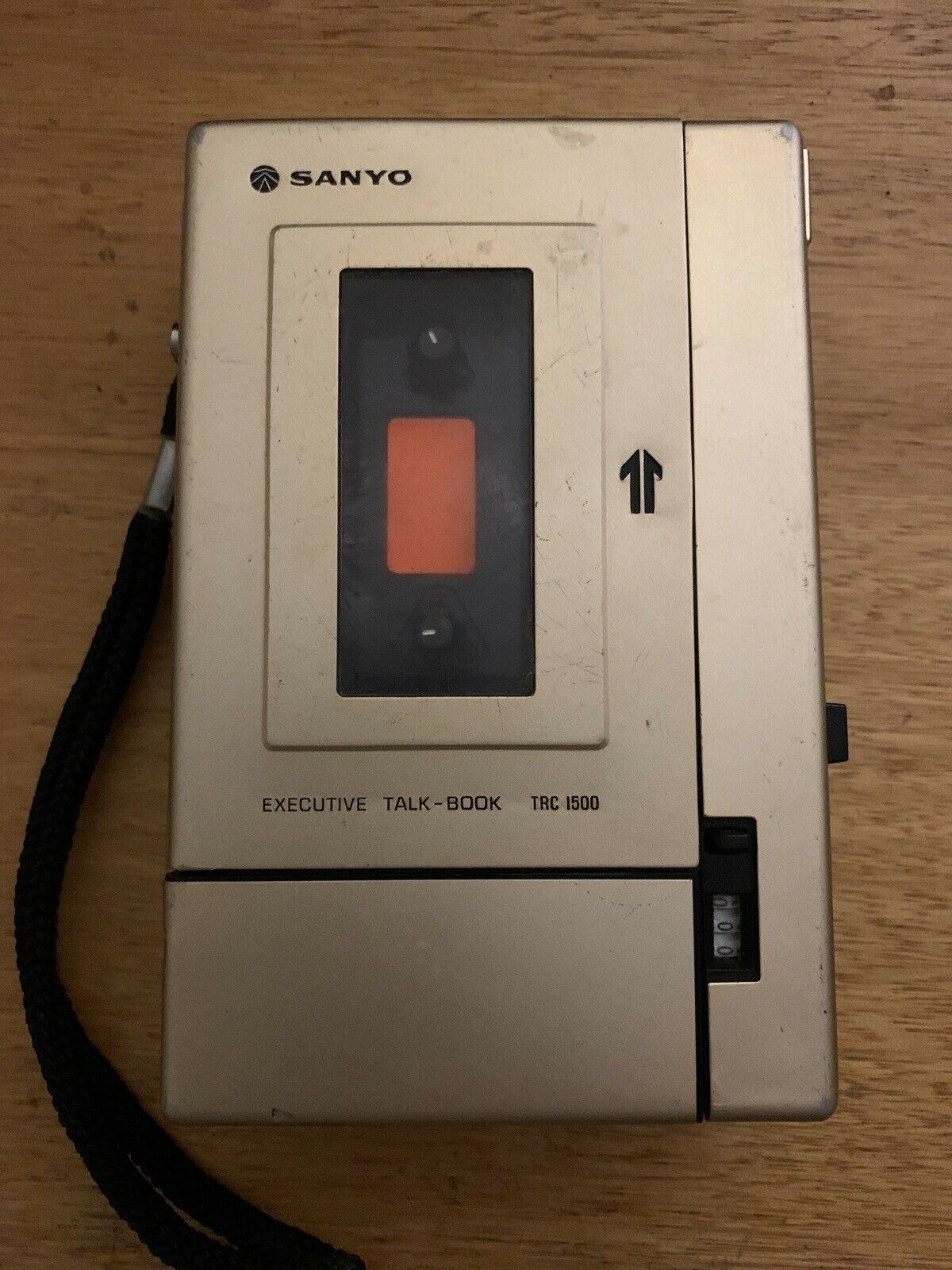 Sanyo Executive Talk-Book TRC 1500 Cassette Tape Recorder Player *not working*