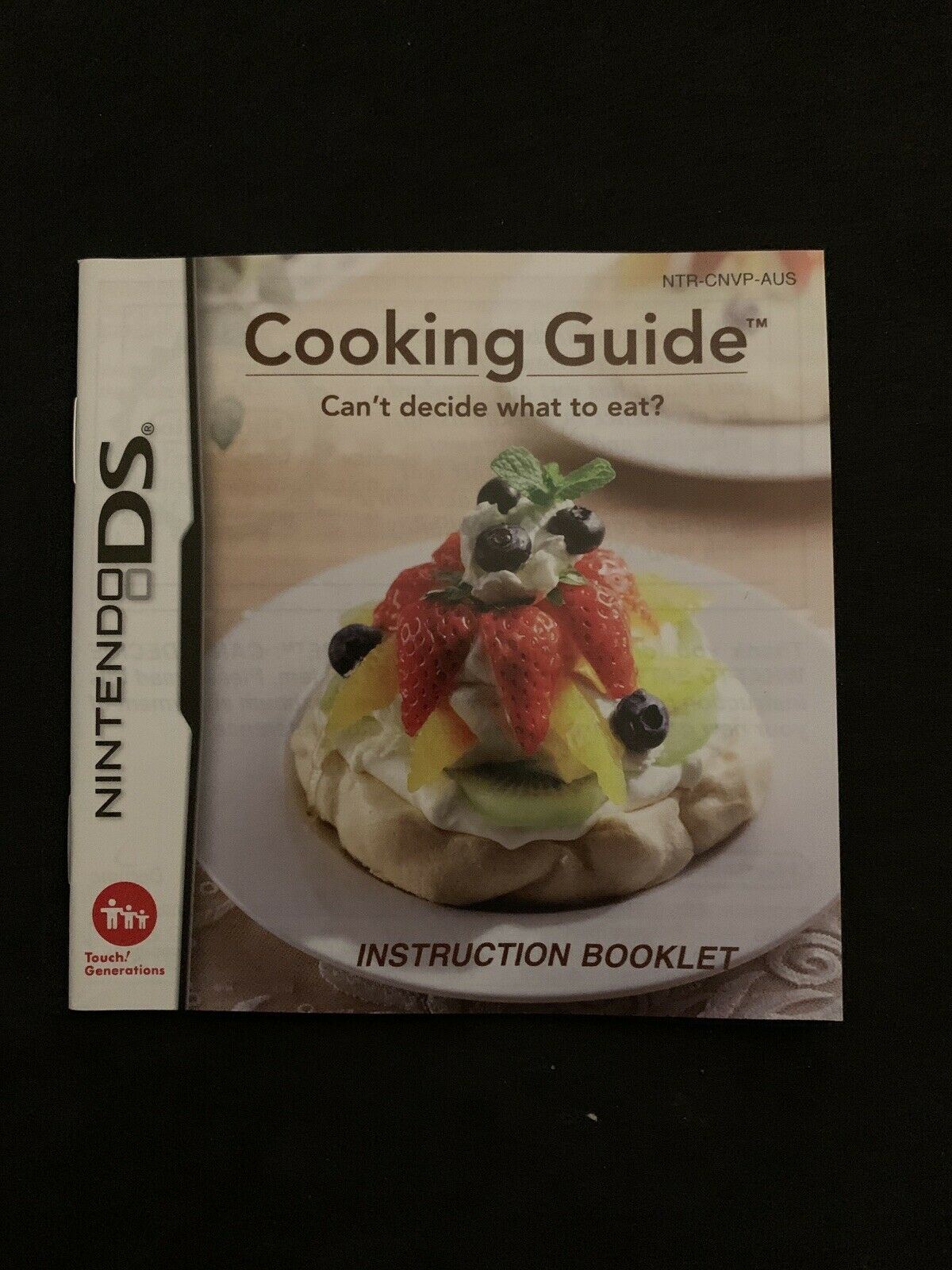 Cooking Guide - Can't Decide What to Eat? - Nintendo DS with Manual