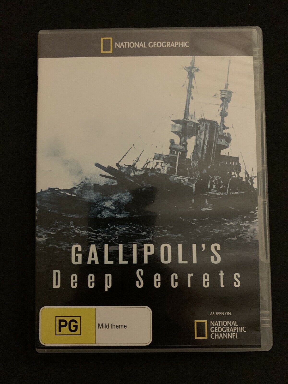 National Geographic - Gallipoli's Deep Secrets (DVD, 2011) Region 4