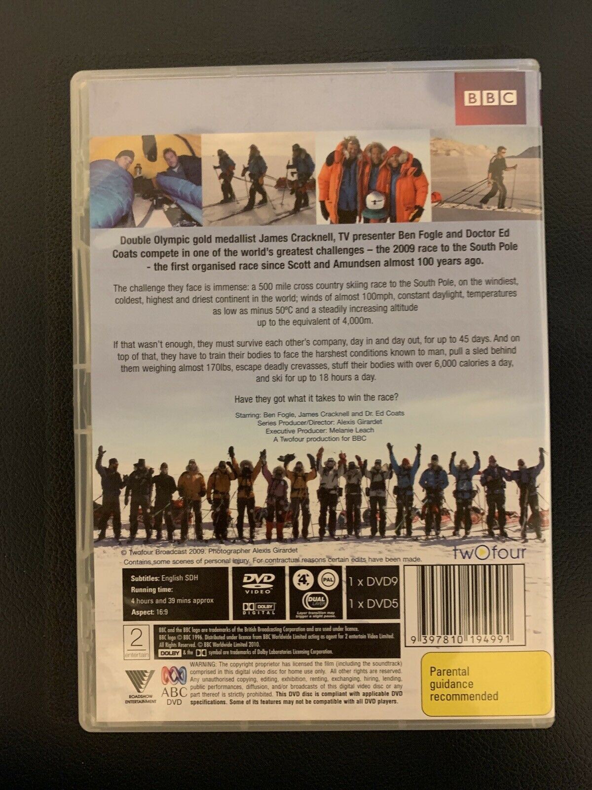 On Thin Ice (DVD, 2010) BBC Ben Fogle, James Cracknell, Ed Coats. Region 4