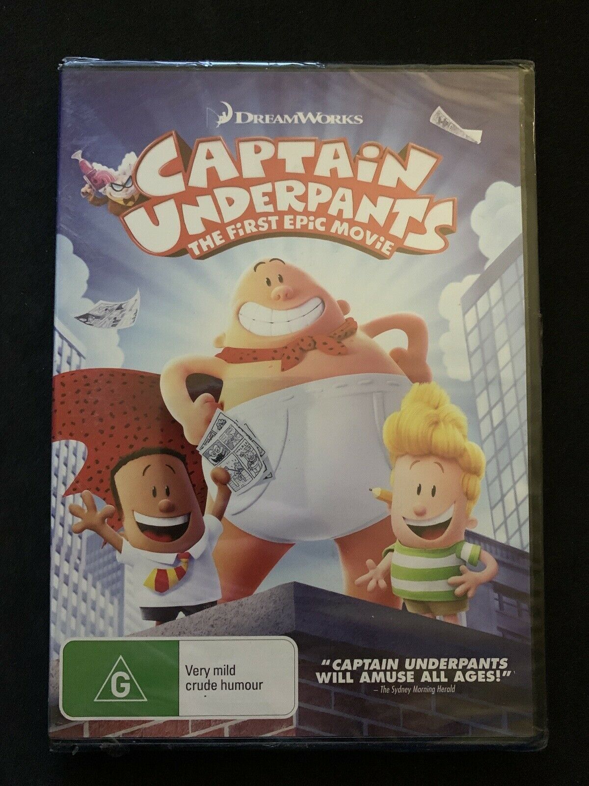 *New Sealed* Captain Underpants: The First Epic Movie (DVD, 2017) Region 4