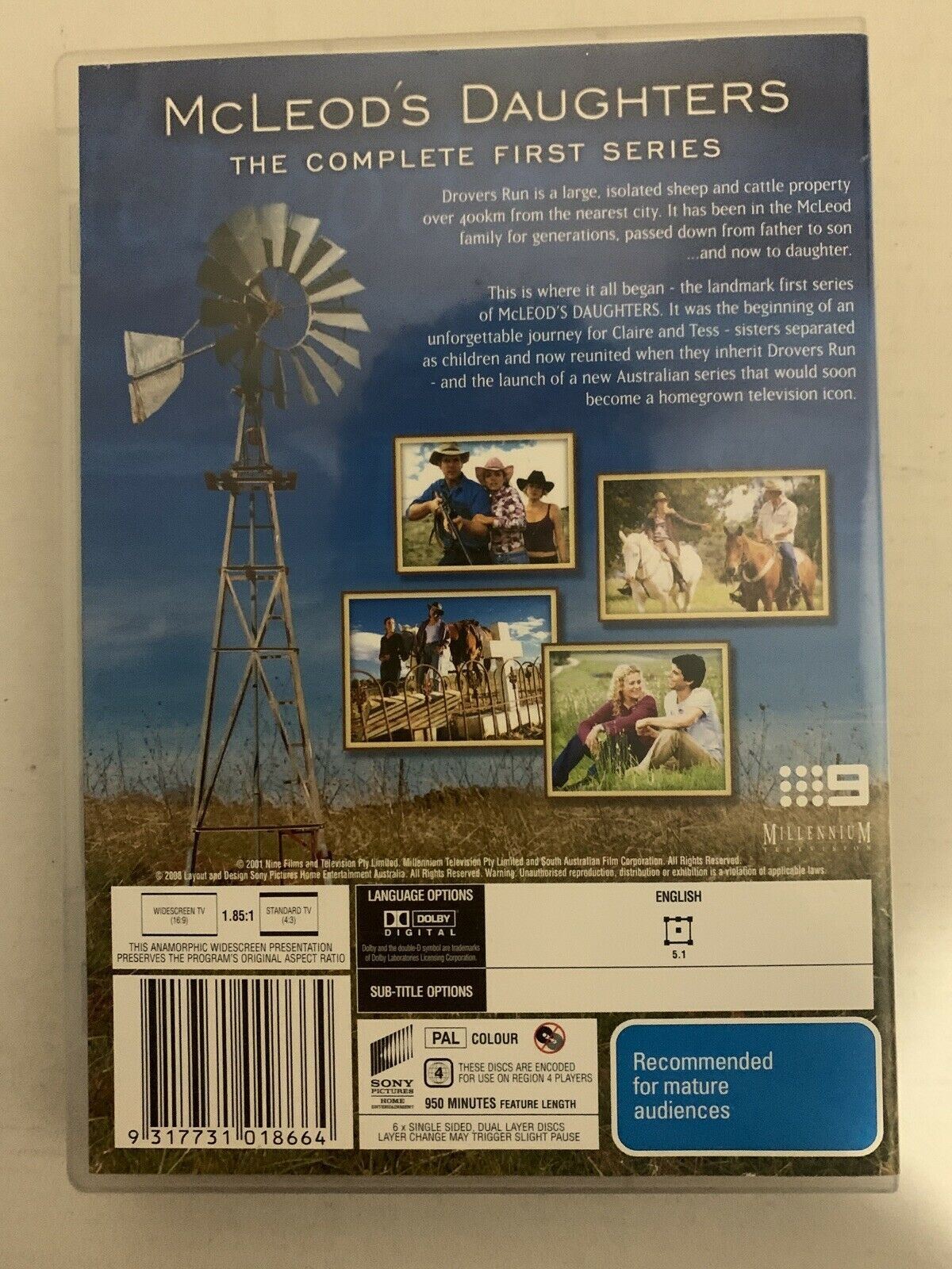 McLeod's Daughters : Season 1 (DVD, 2001) Region 4
