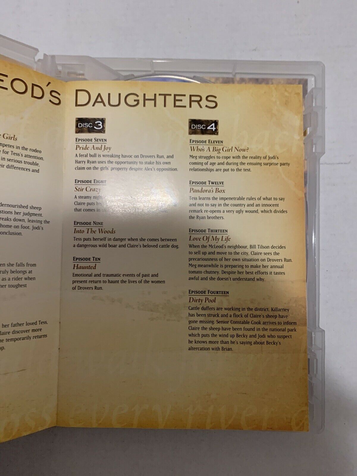 McLeod's Daughters : Season 1 (DVD, 2001) Region 4