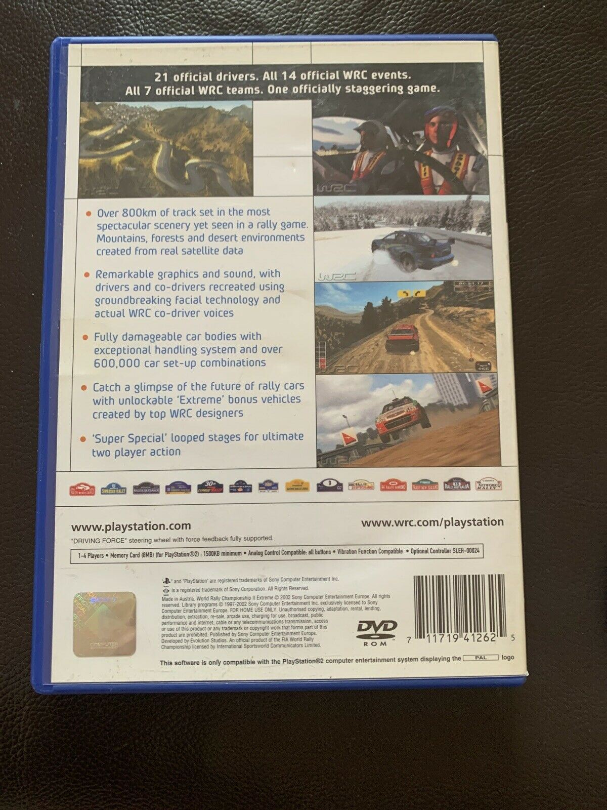 WRC II Extreme - Playstation 2 PS2 Game With Manual