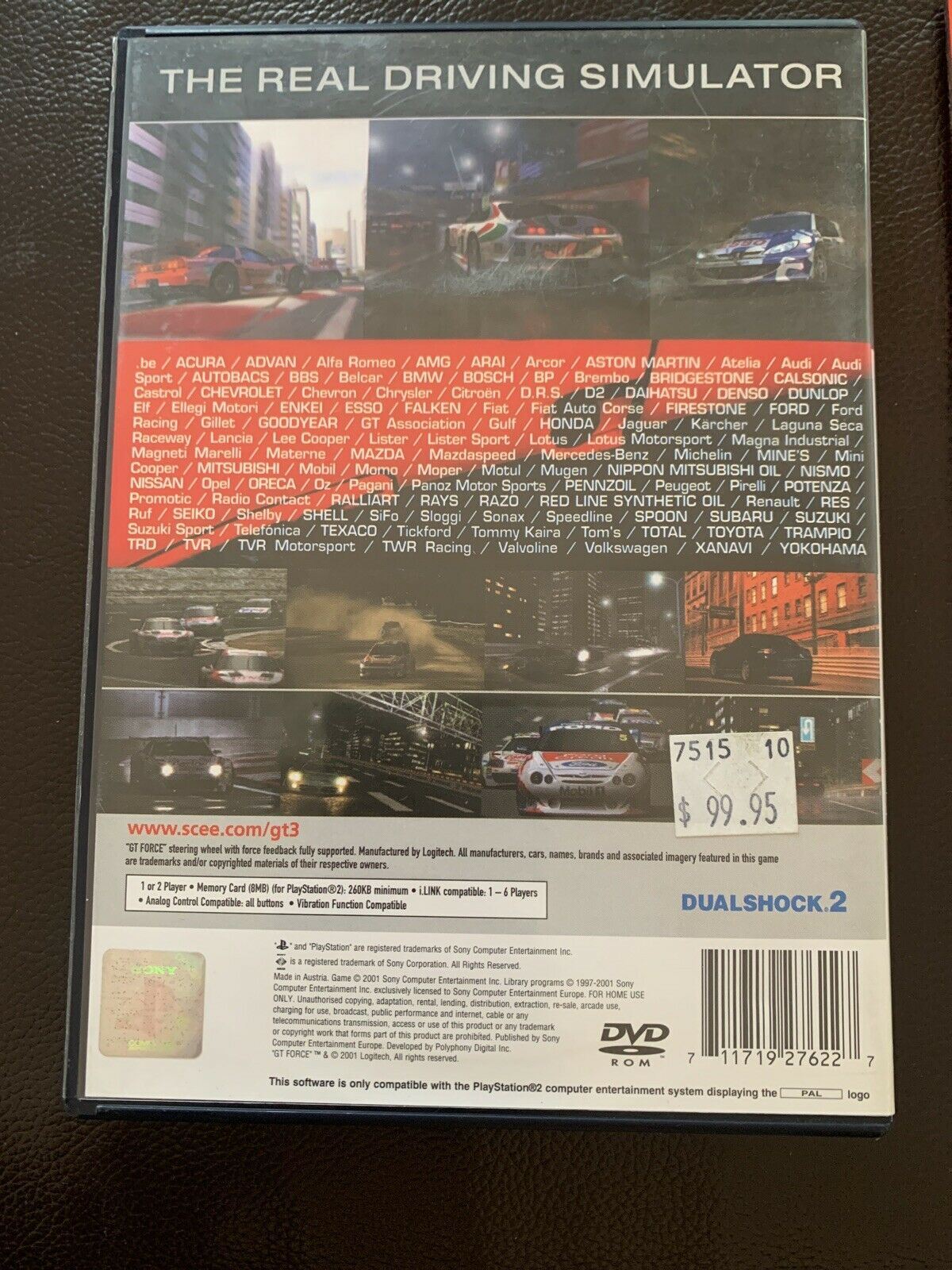 Gran Turismo 3 A-Spec PS2 PAL With Manual