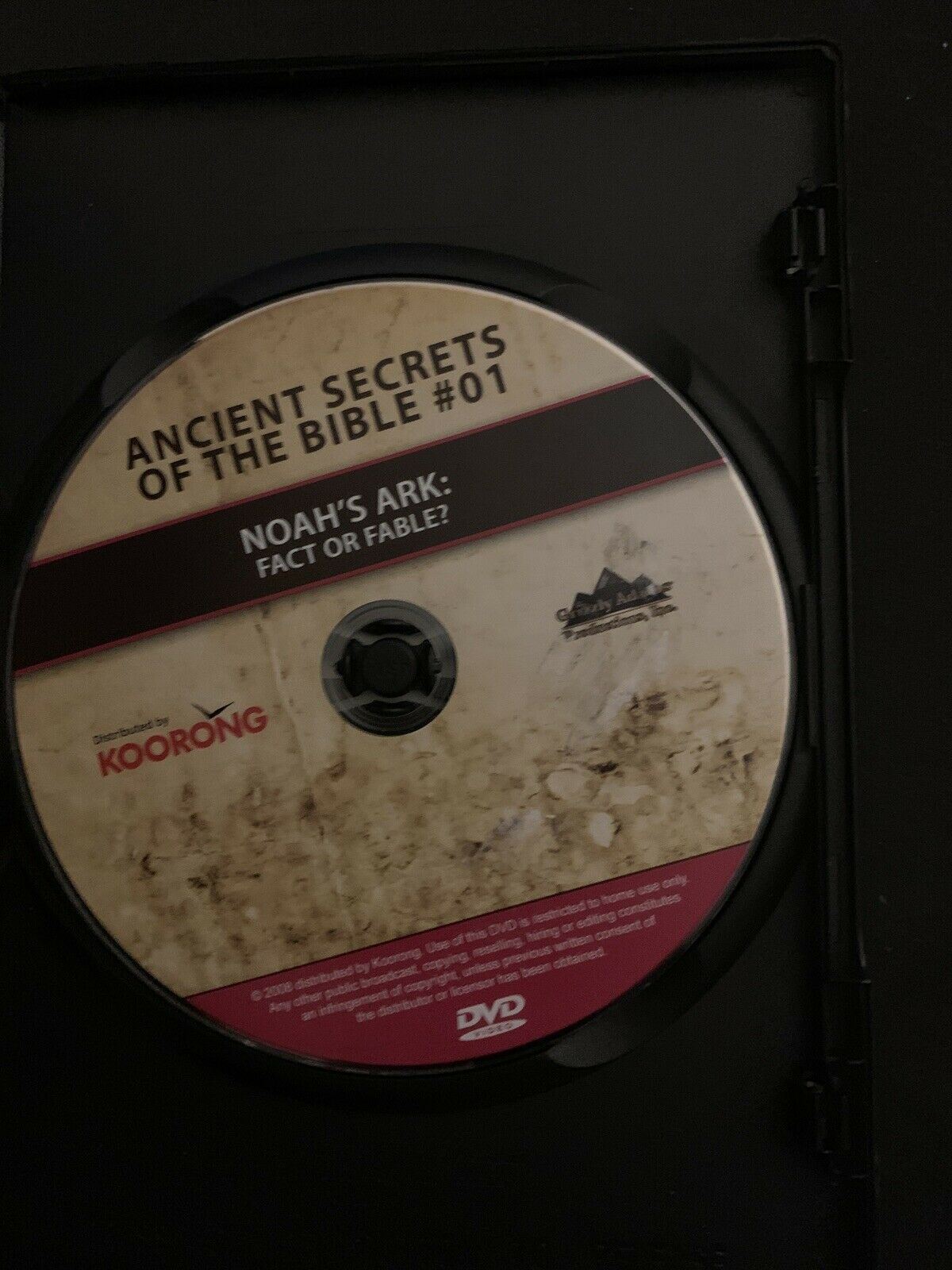 Ancient Secrets Of The Bible - Noah's Ark: Fact Or Fable (DVD) All Regions