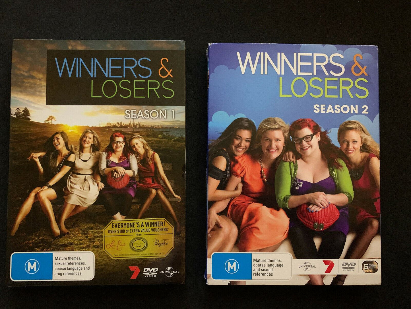 Winners & Losers : Season 1 & 2 (DVD, 2011, 12-Disc Set) Region 2, 4