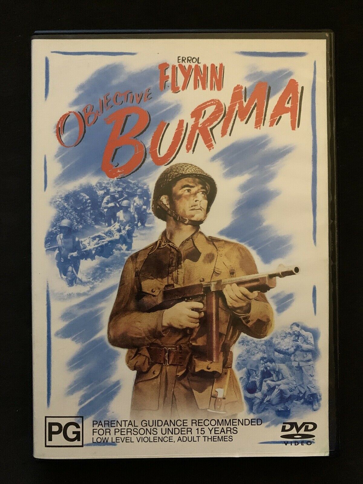 Objective, Burma! (DVD, 1945) Errol Flynn, James Brown, William Prince. Region 4