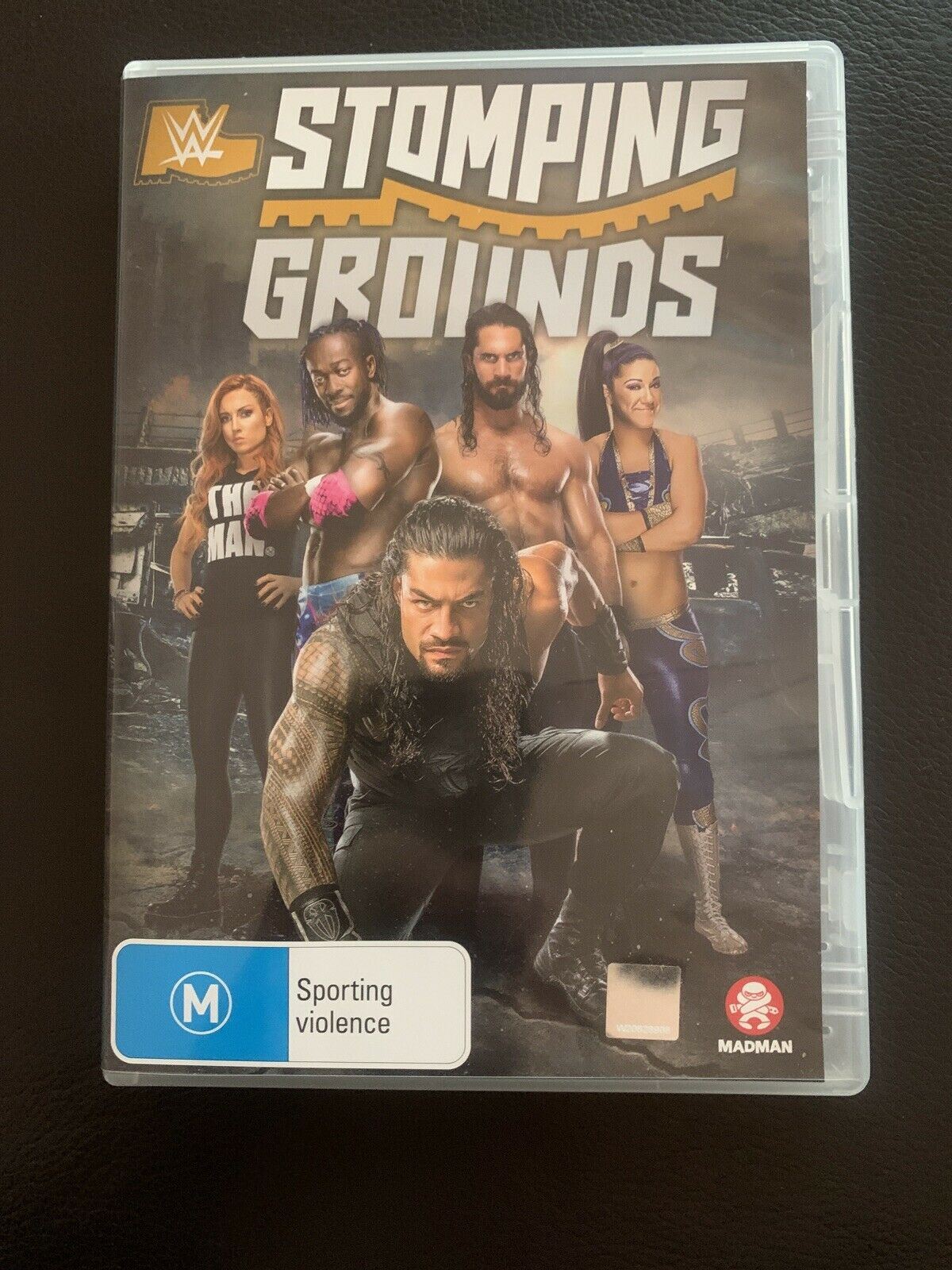 WWE - Stomping Grounds (DVD, 2017) Seth Rollins, Baron Corbin. Region 4
