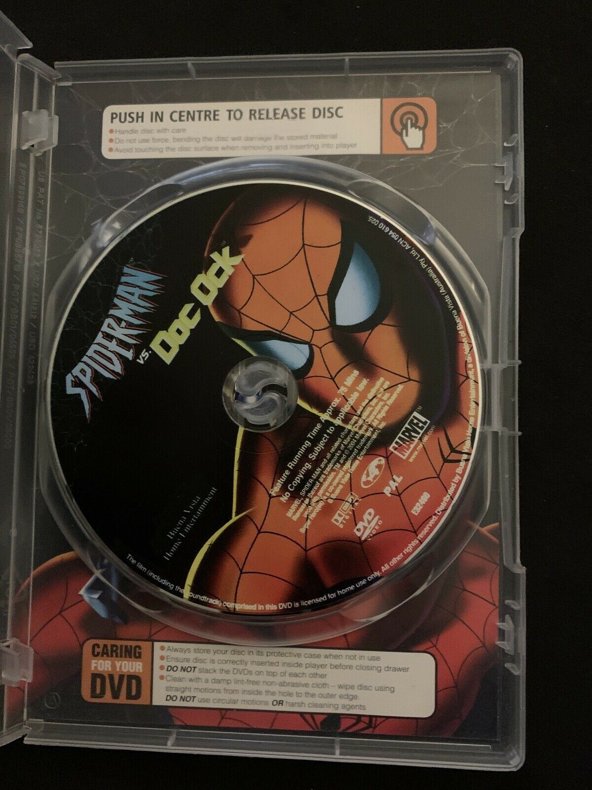 Spiderman vs Doc Ock (DVD, 2004) Region 4