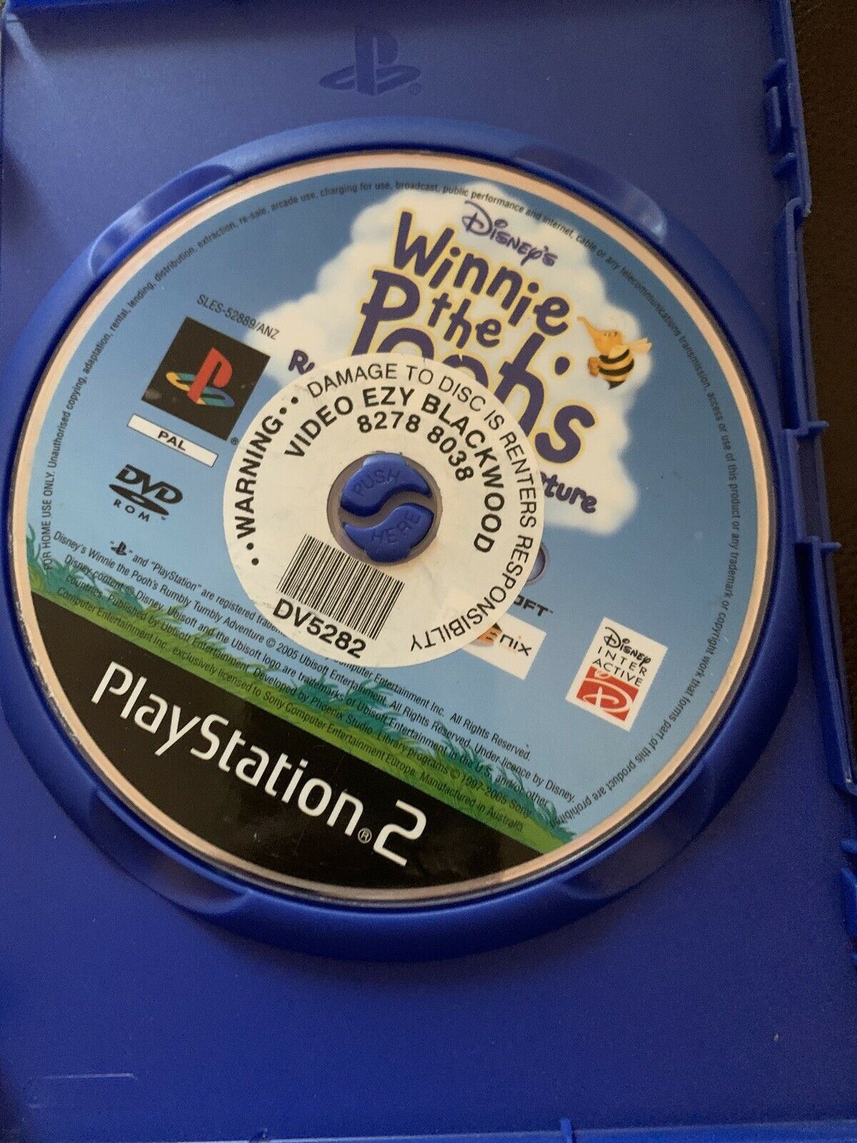 Disney's Winnie The Pooh's Rumbly Tumbly Adventure Sony PS2 🇦🇺