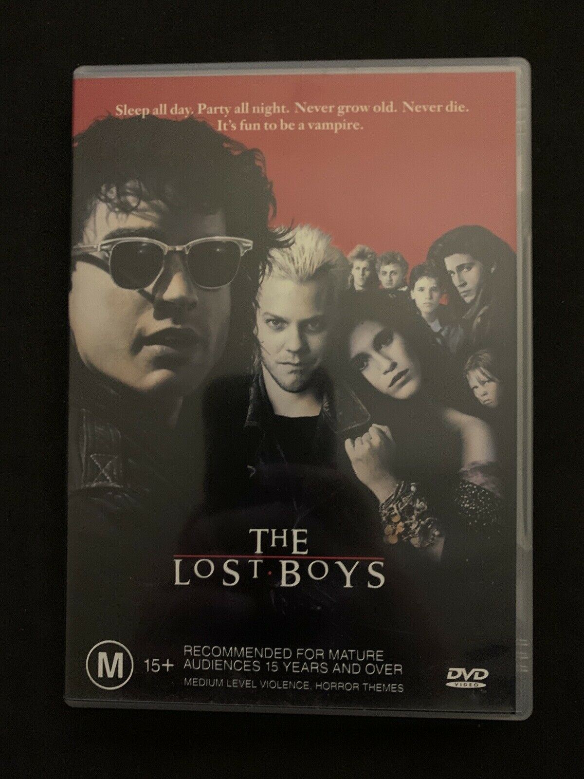 The Lost Boys (DVD, 1987) Jason Patric, Corey Haim, Kiefer Sutherland - Region 4