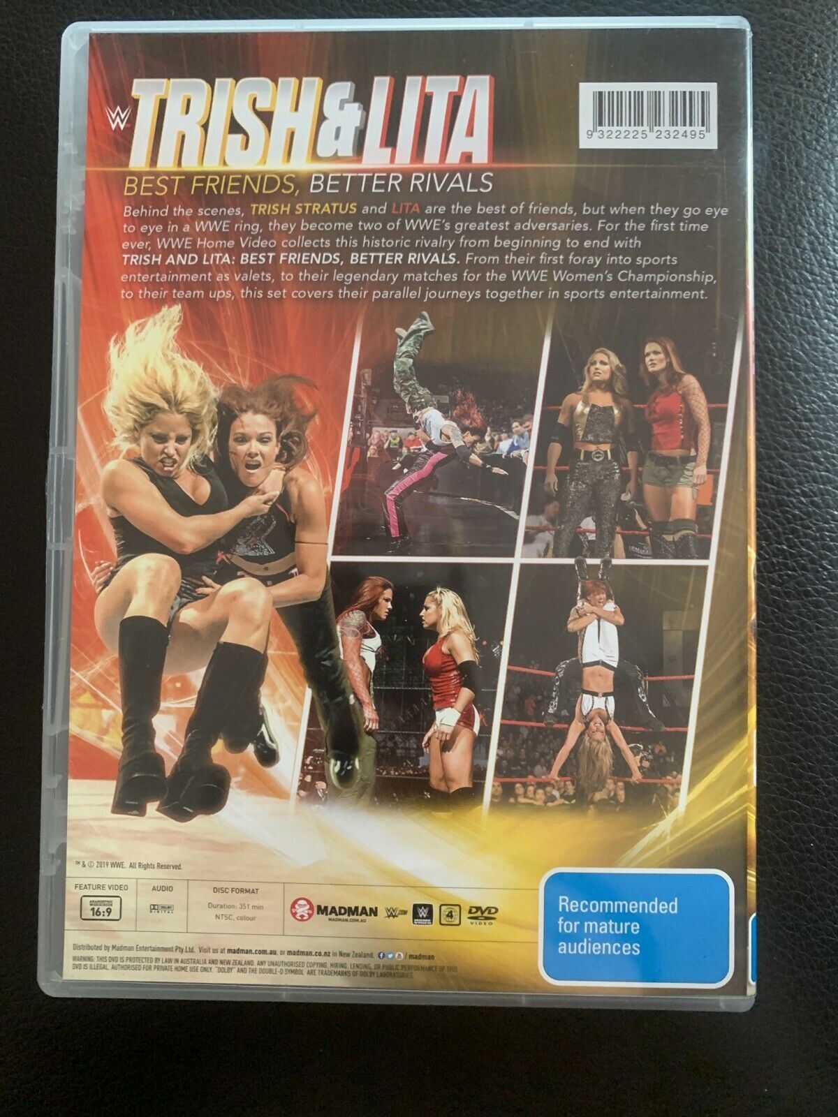 WWE: Trish & Lita: Best Friends, Better Rivals (DVD, 2019) Region 4