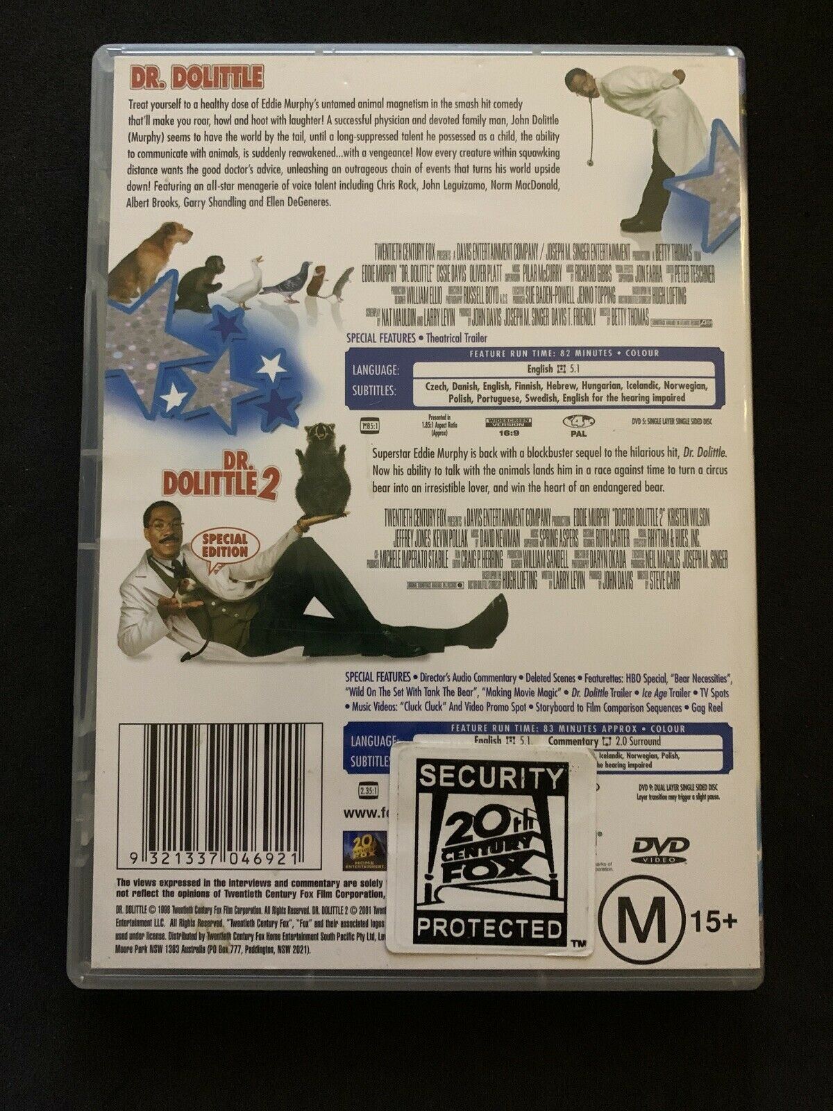 Dr Doolittle 1 & 2 - DVD Region 4