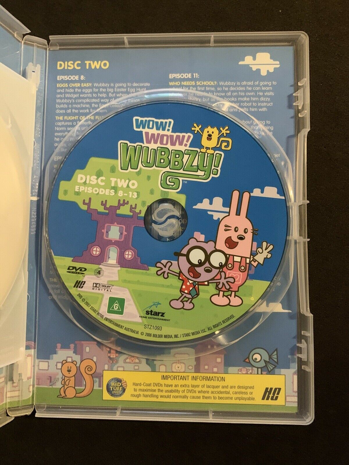 Wow! Wow! Wubbzy! : Season 1 (DVD, 2007, 2-Disc Set) Region 4