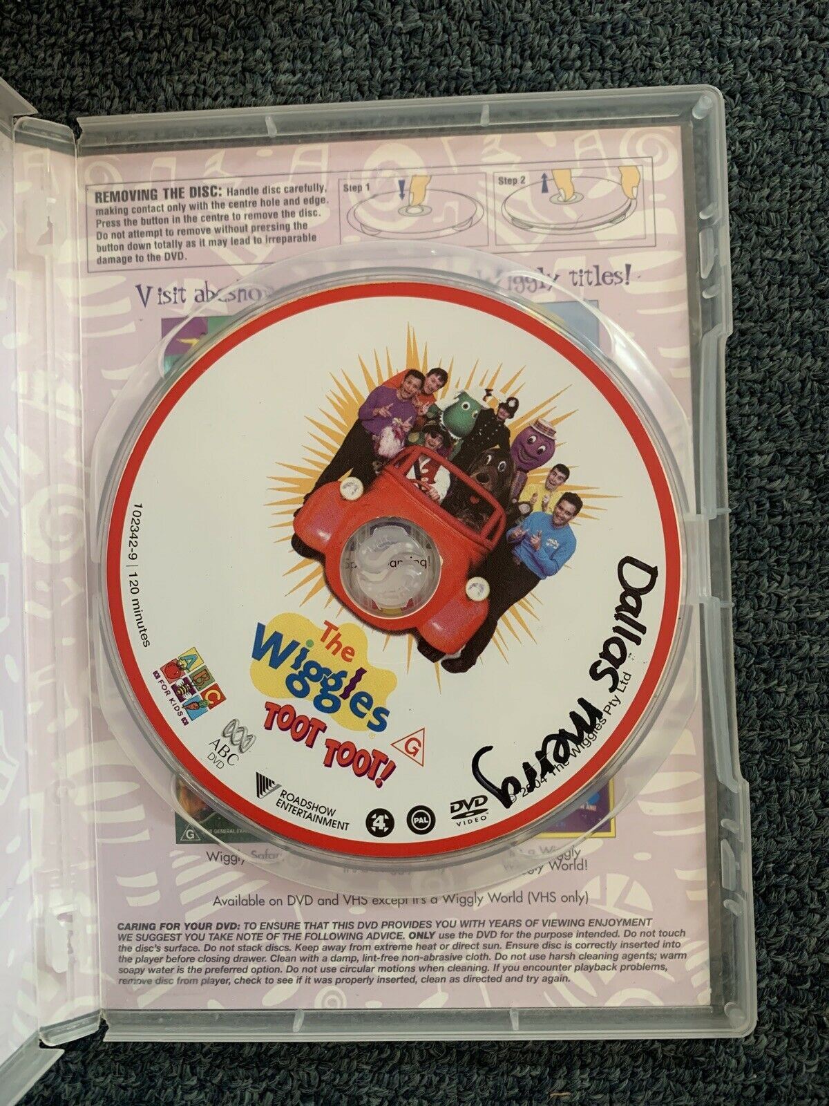 The Wiggles - Toot Toot (DVD, 1999) RARE ORIGINAL CAST OOP Region 4