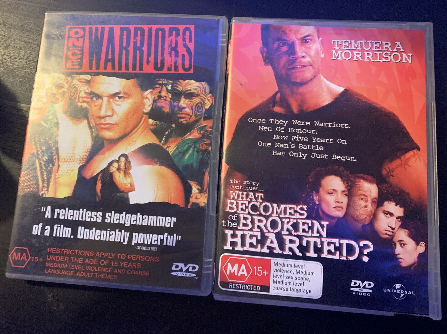 Once Were Warriors & What Becomes Of The Broken Hearted? (DVD, 1994) Region 4