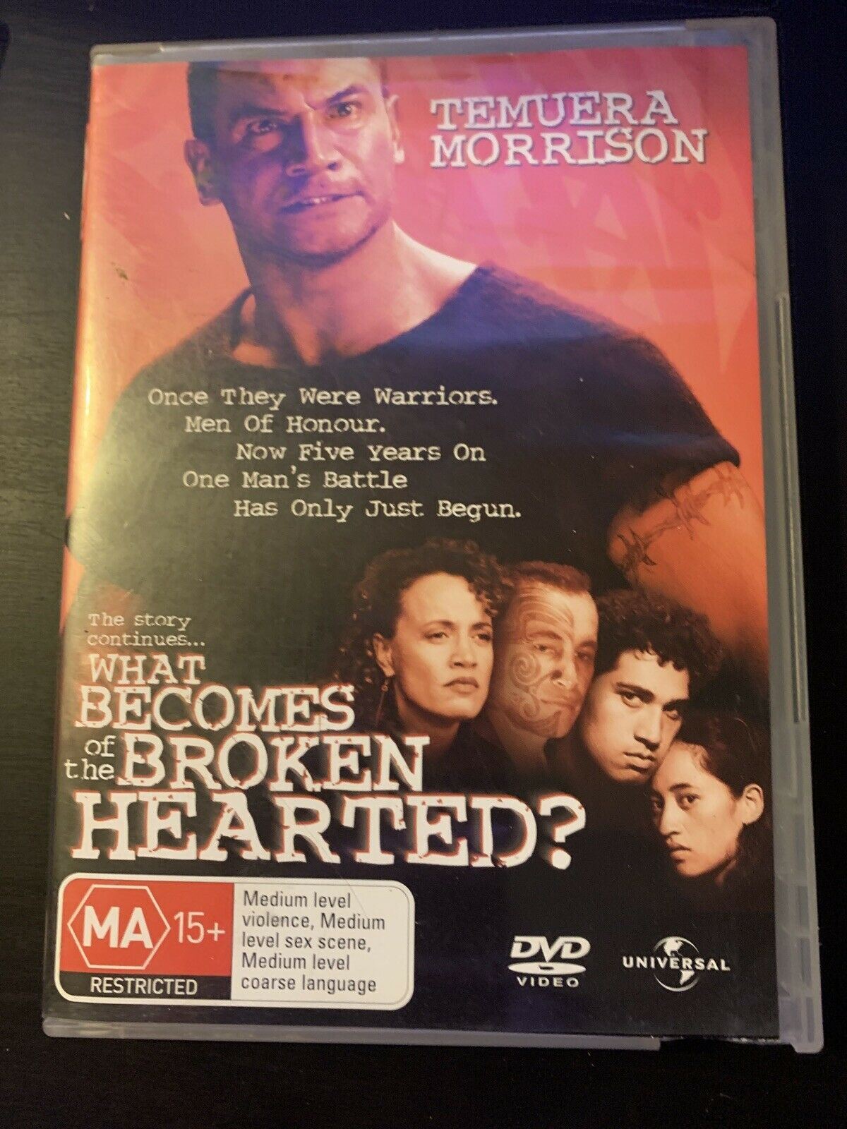 Once Were Warriors & What Becomes Of The Broken Hearted? (DVD, 1994) Region 4