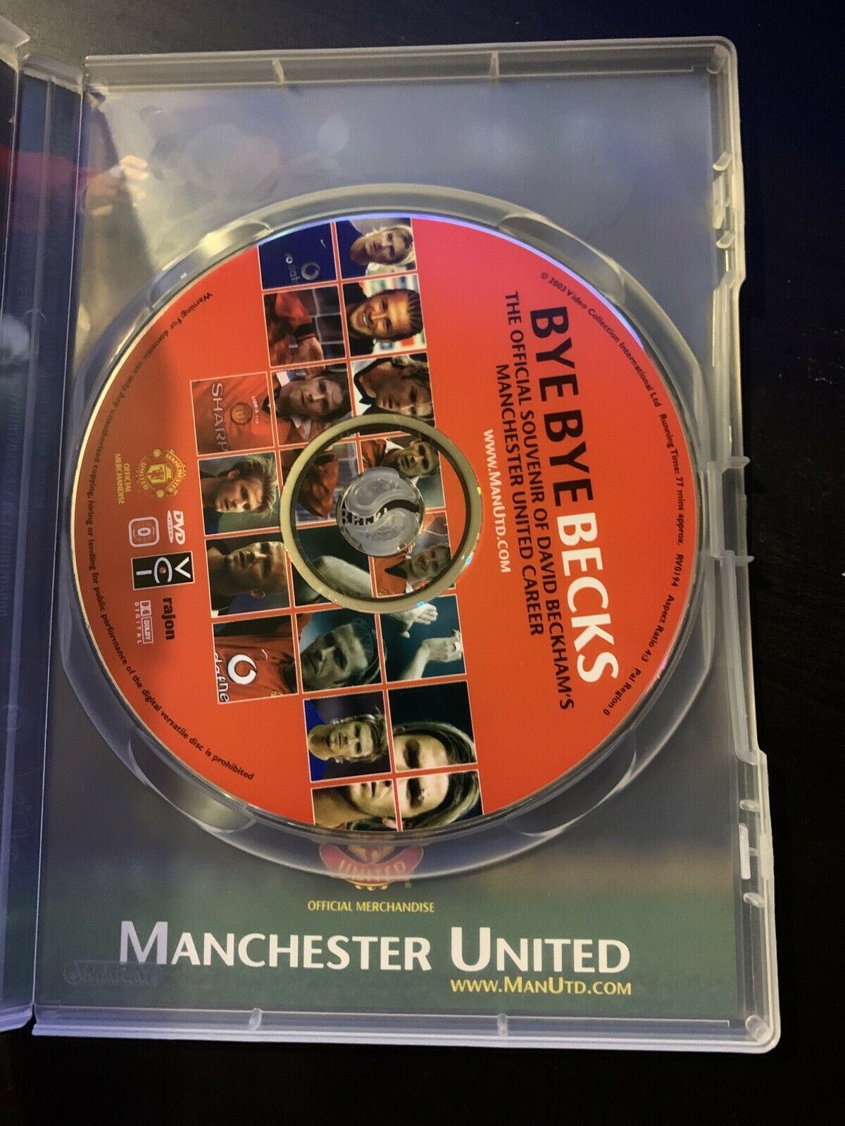 Manchester United: Bye Bye Becks - David Beckham (DVD, 2003) All Regions