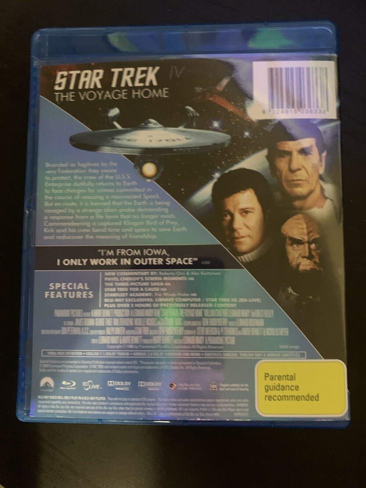 Star Trek - The Voyage Home (Blu-ray, 1986) William Shatner, Leonard Nimoy