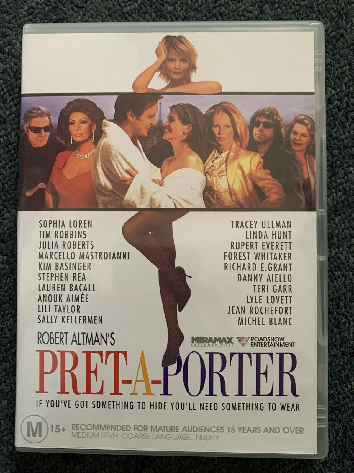 Pret-A-Porter (DVD, 1994) Robert Altman. Sophia Loren, Julia Roberts. Region 4