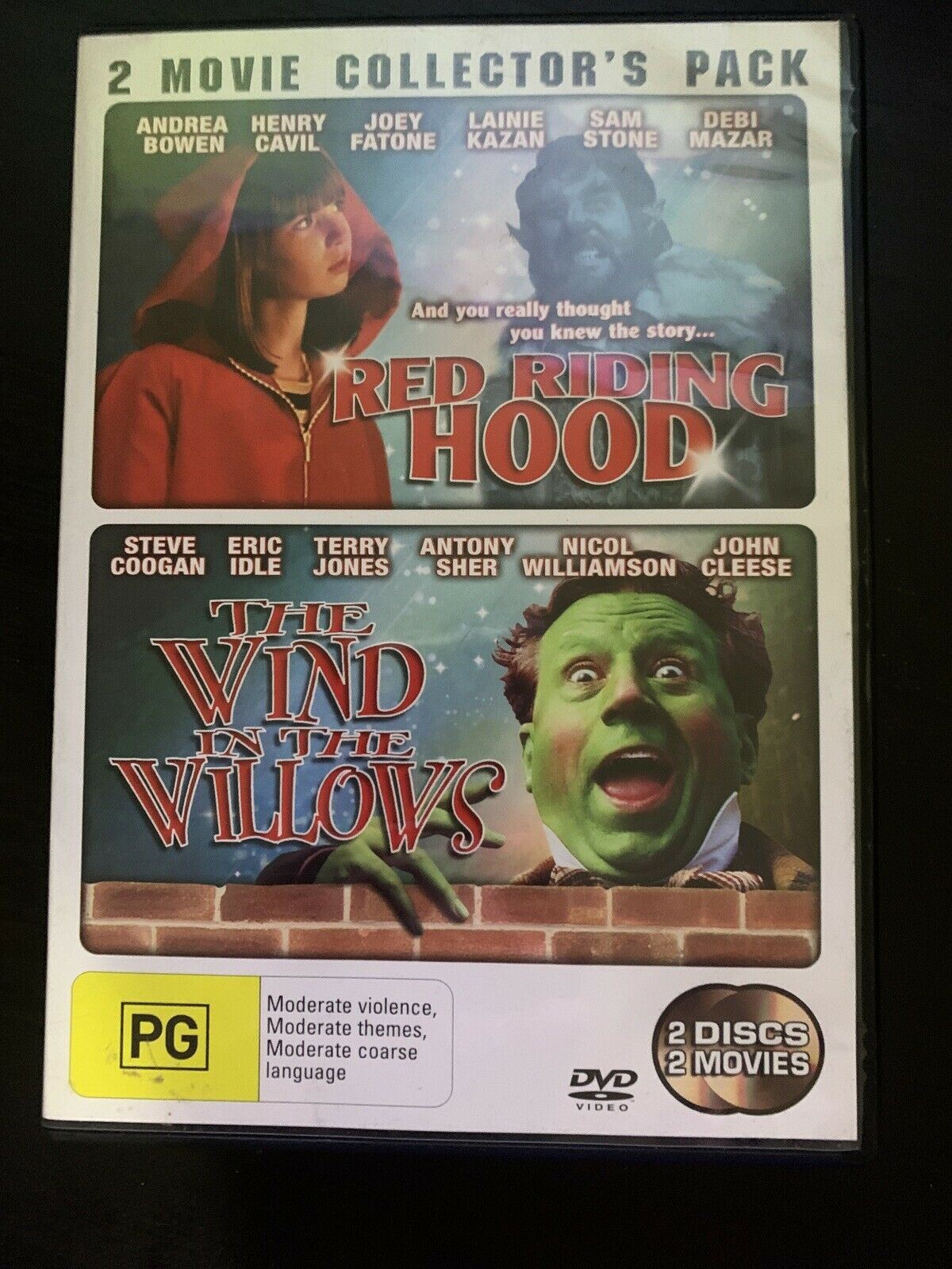 The Red Riding Hood / Wind In The Willows (DVD, 2011, 2-Disc Set) Region 4