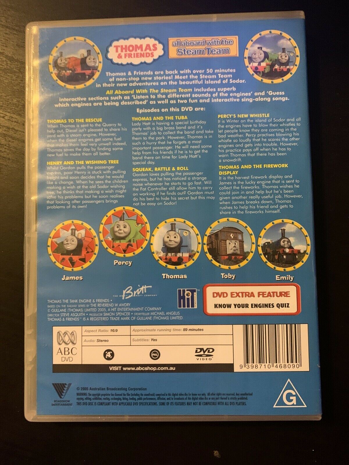 Thomas & Friends - All Aboard With The Steam Team (DVD, 2005) Region 4