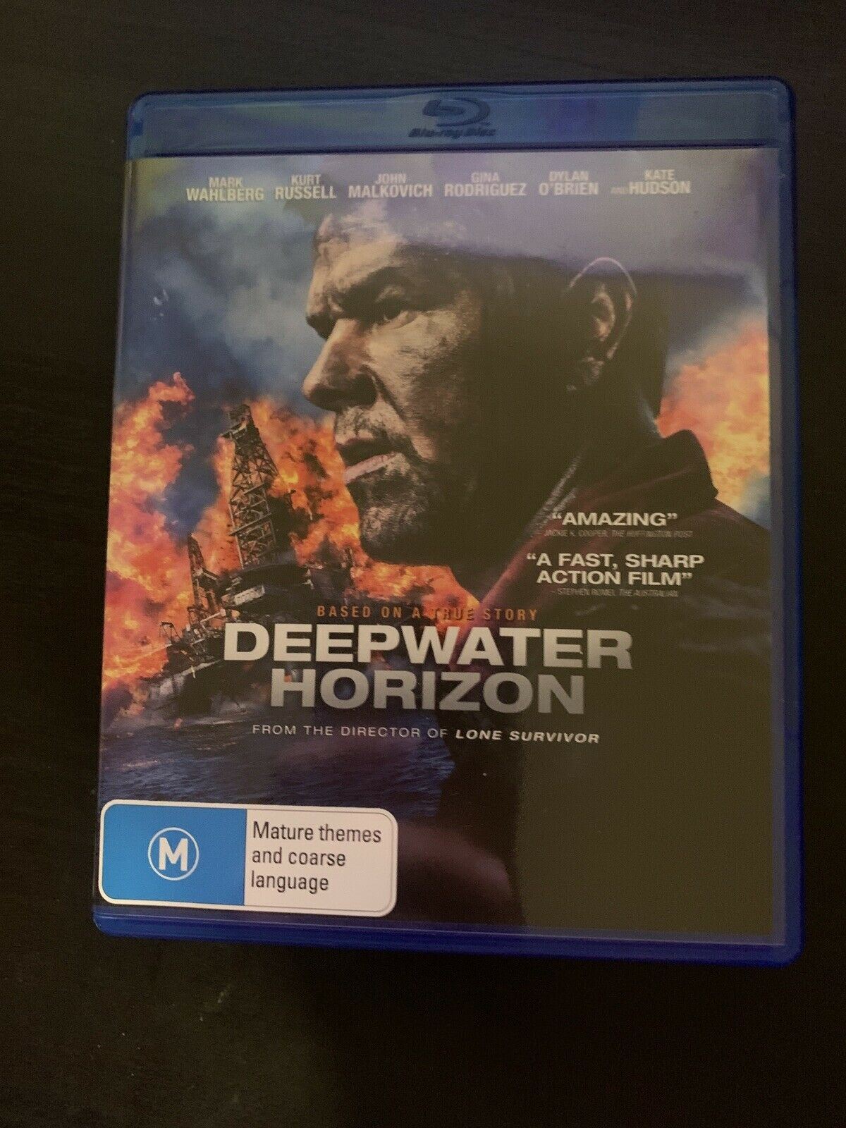 Deepwater Horizon (Blu-ray, 2016) Mark Wahlberg, Kurt Russell. Region B
