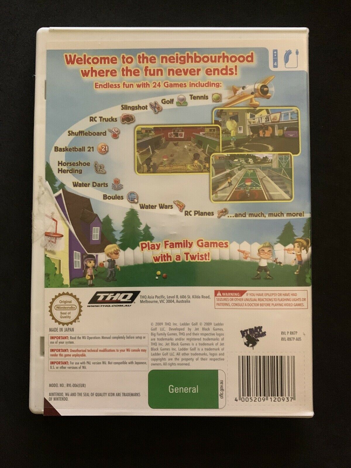 Big Family Games for Nintendo Wii PAL with Manual - 24 Games: Football, Tennis..