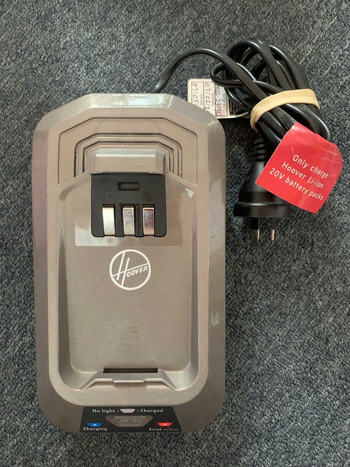 Genuine Hoover BH03200GFA Battery Charger For Hoover Li-ion 20v Battery Pack