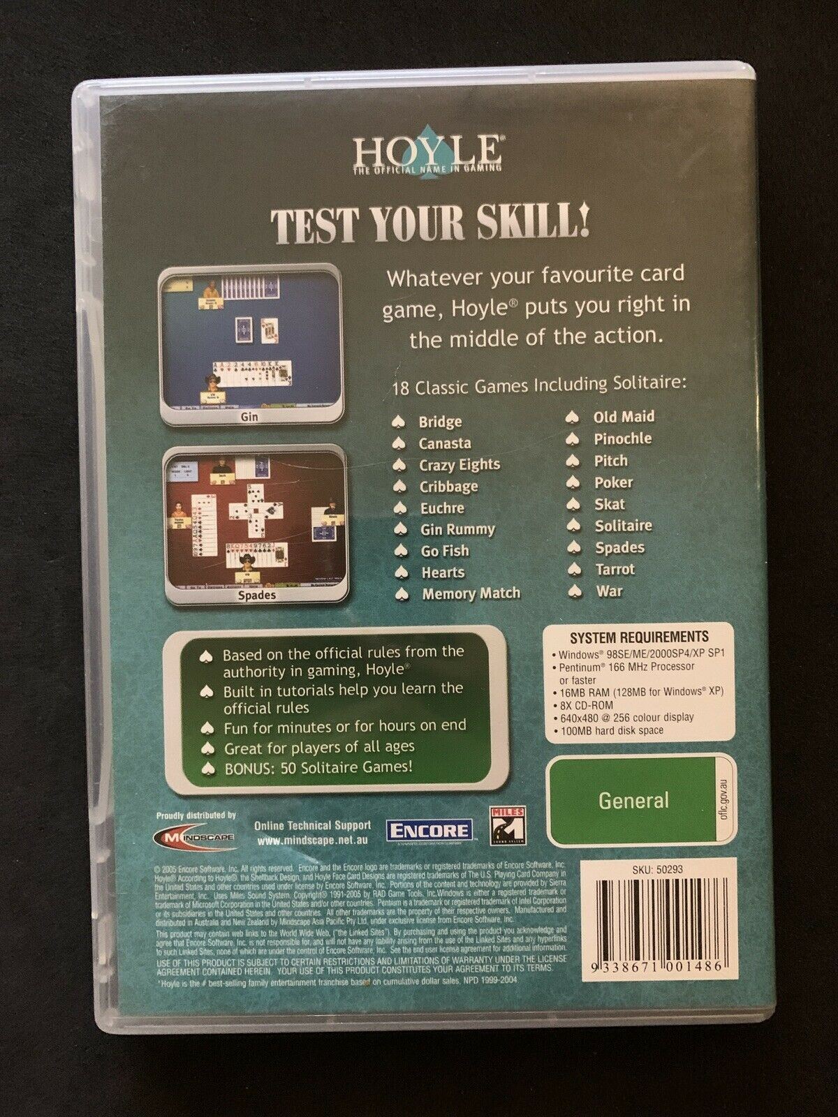Hoyle Official Card Games: Over 70 Card Games - PC CD Windows Game