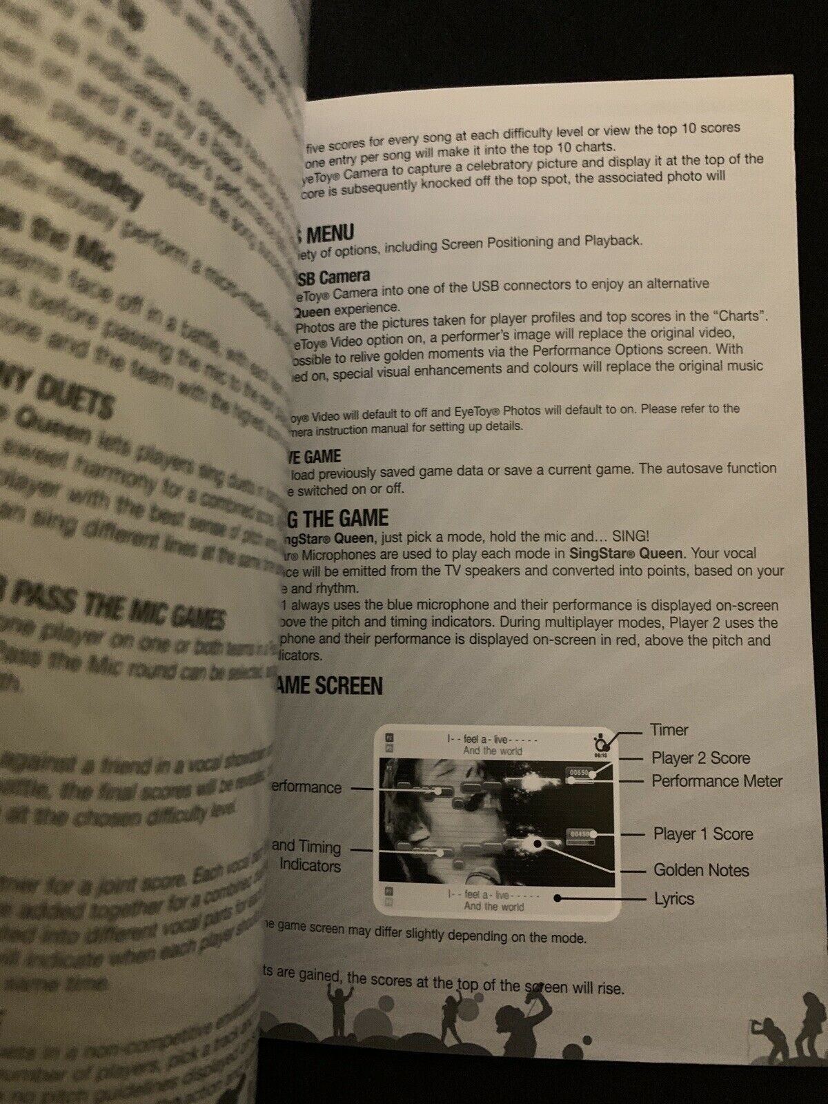 SingStar Queen - Sony PS2 Playstation 2 PAL Karaoke Game  With Manual